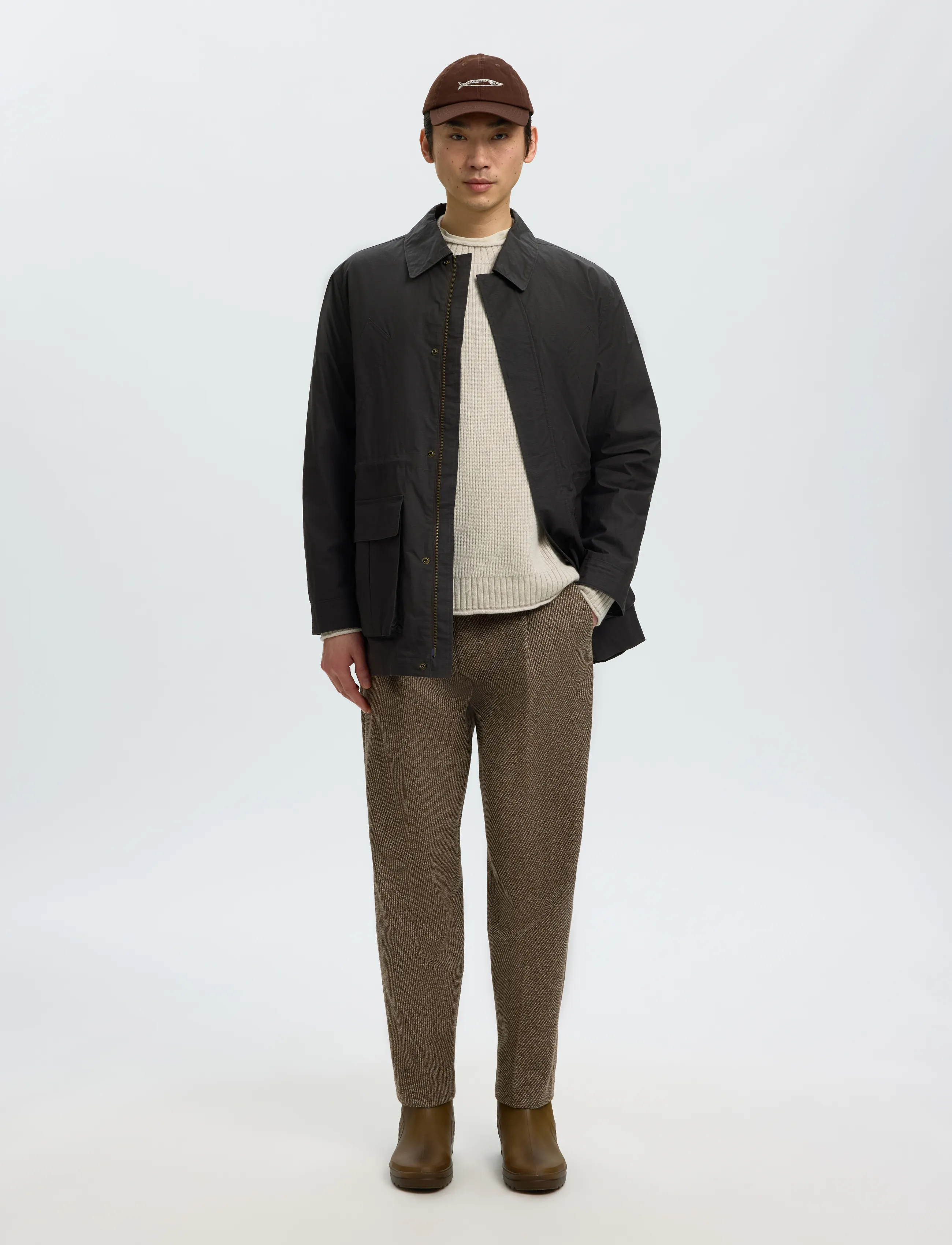 Selected - SLMDOMESTIC FORAGER JKT - herbstjacken - turkish coffee - 5