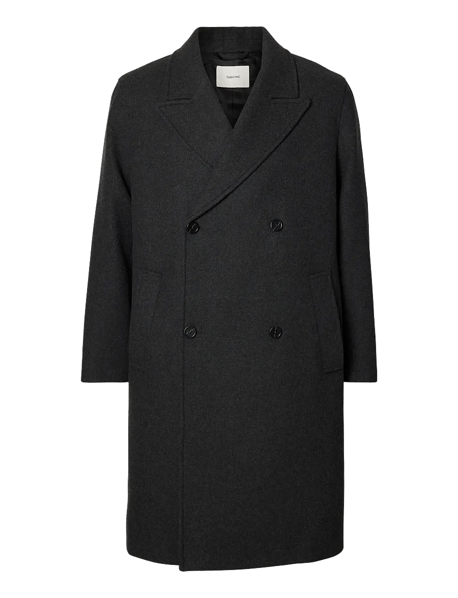 Selected - SLMSERGIO MANTECO COAT - talvejoped - dark grey - 1