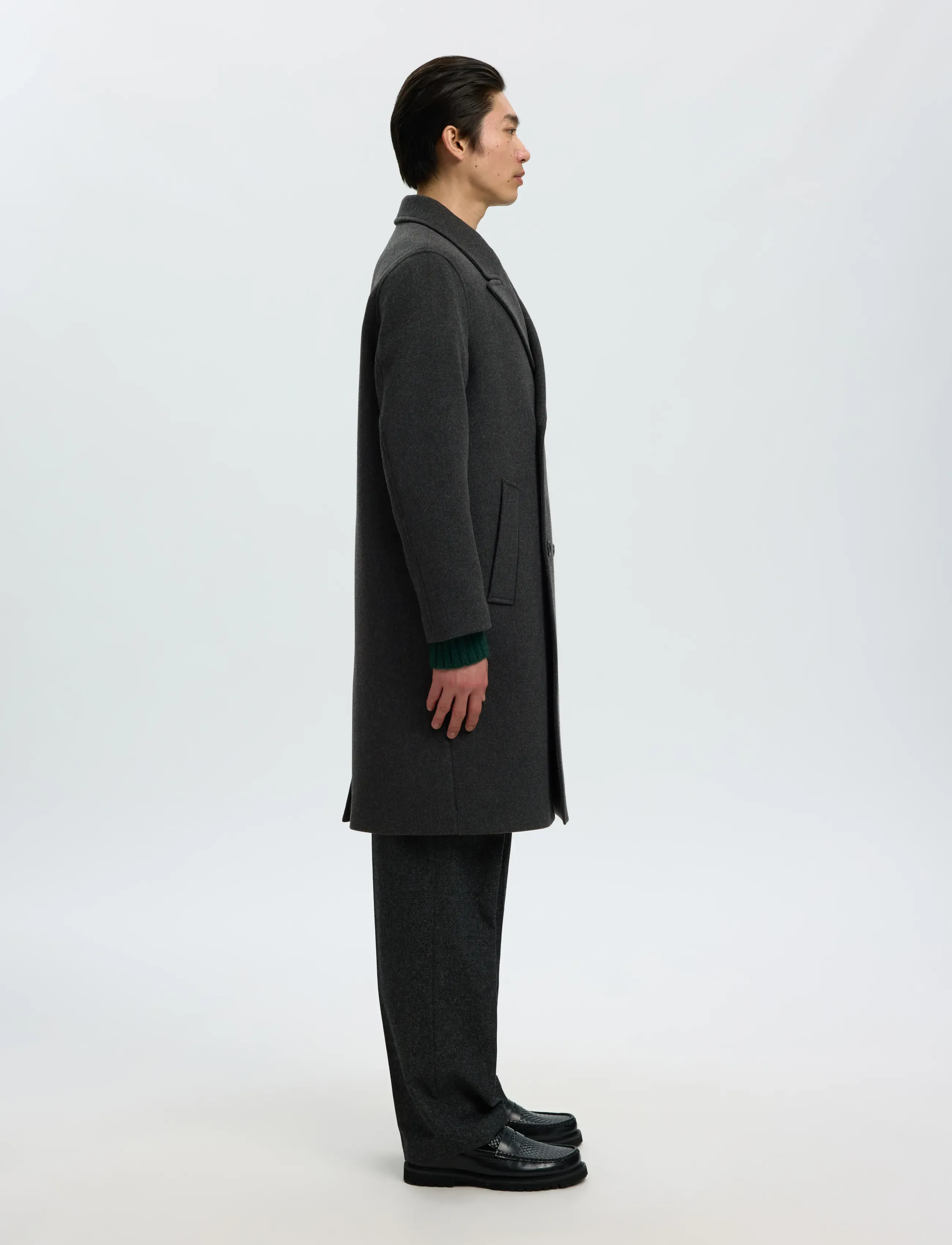 Selected - SLMSERGIO MANTECO COAT - talvejoped - dark grey - 3