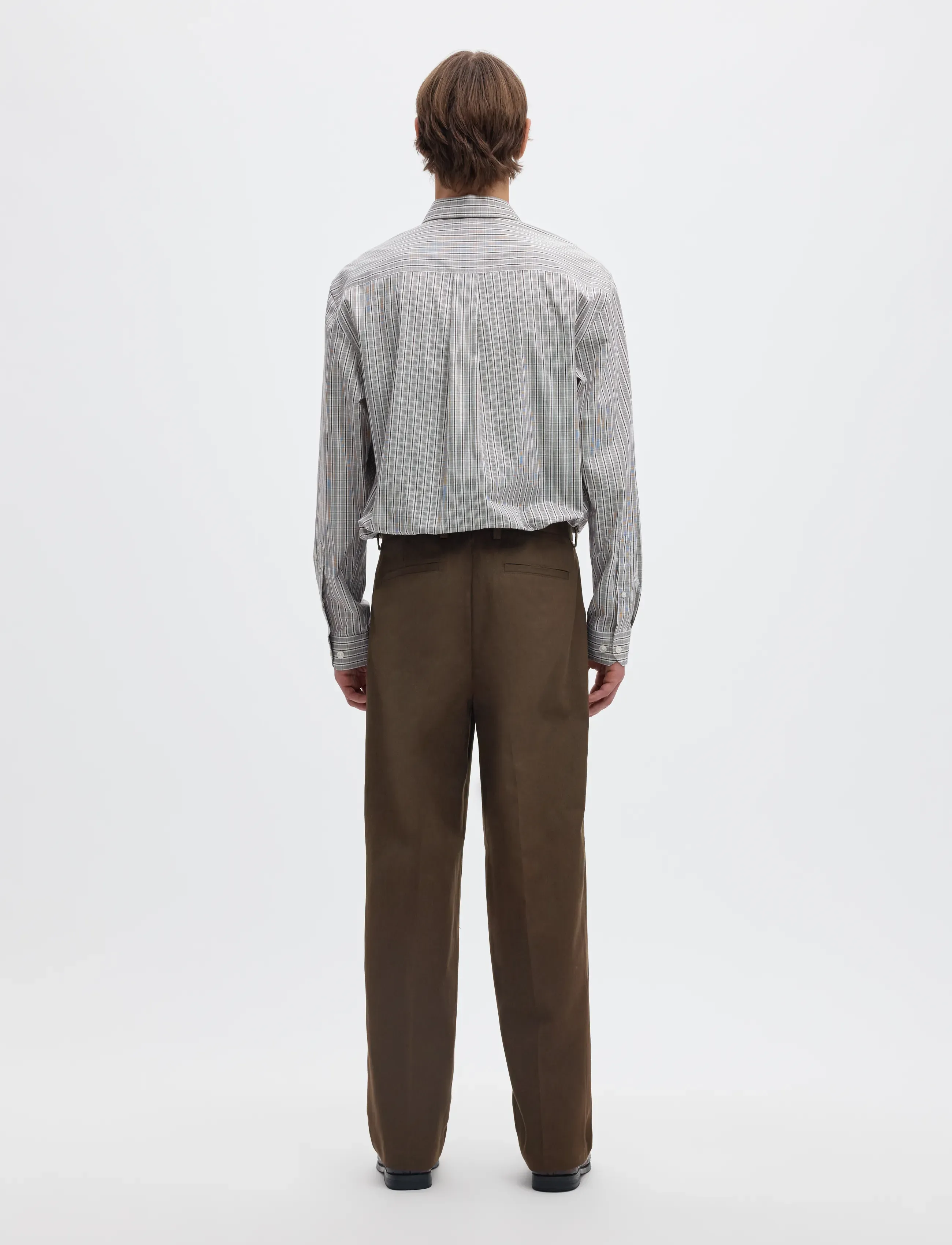 SELECTED Slm220-Loose Luke Wool Blend Pant casual byxor herr – bild 2