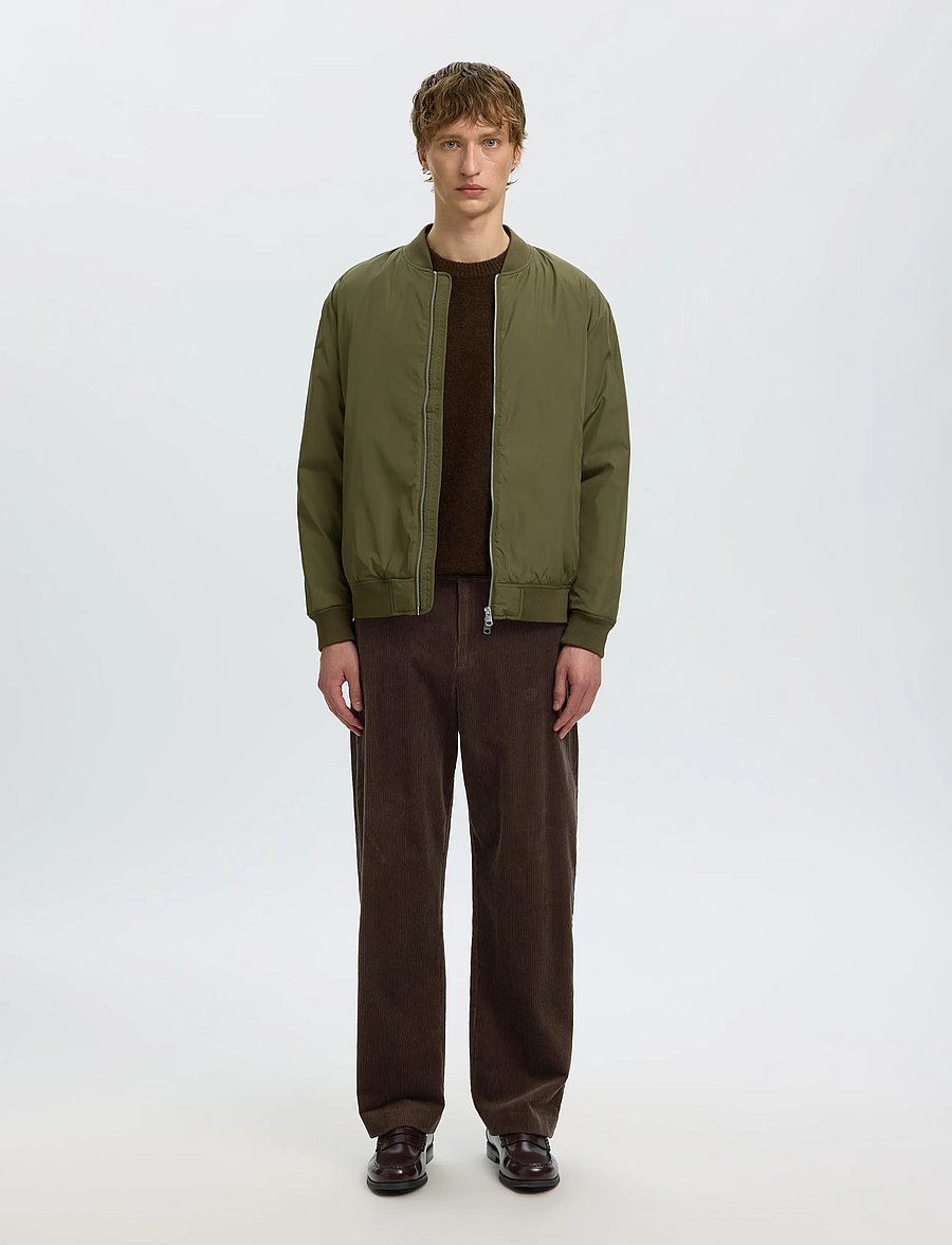 Selected - SLM220-LOOSE LUKE CORDUROY PANT - casual bukser - turkish coffee - 3