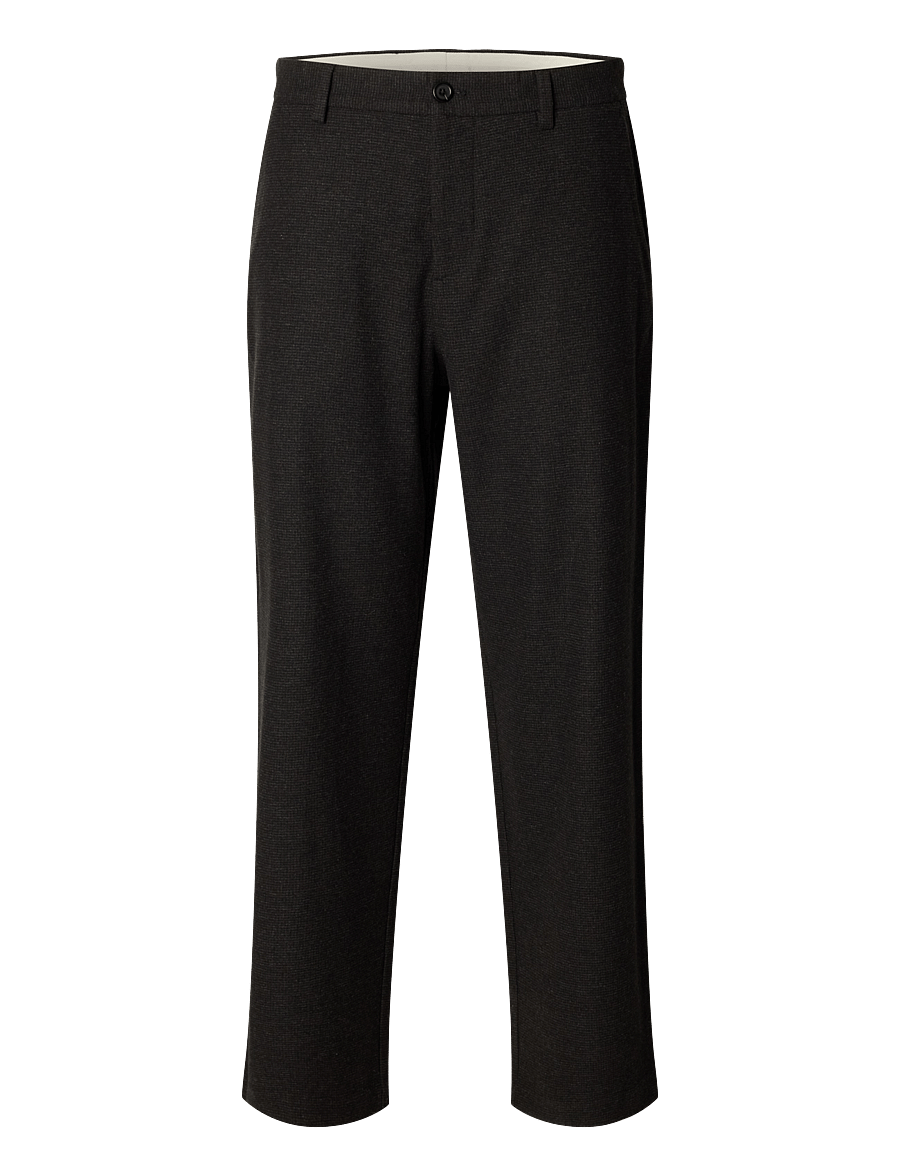 Selected - SLM220-LOOSE LUKE WOOL BLD DESIGN PANT - anzugshosen - delicioso - 1