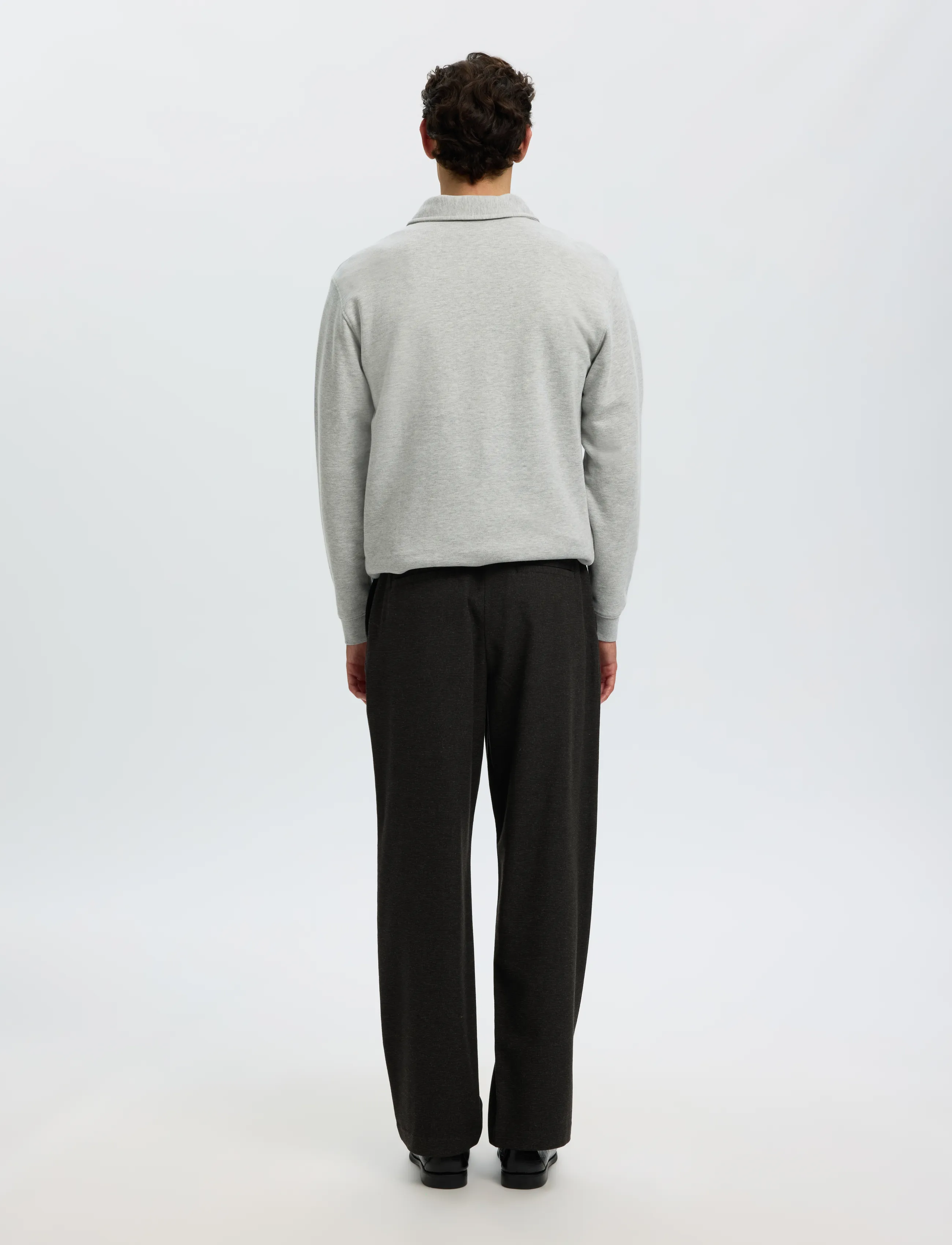 Selected - SLM220-LOOSE LUKE WOOL BLD DESIGN PANT - anzugshosen - delicioso - 2