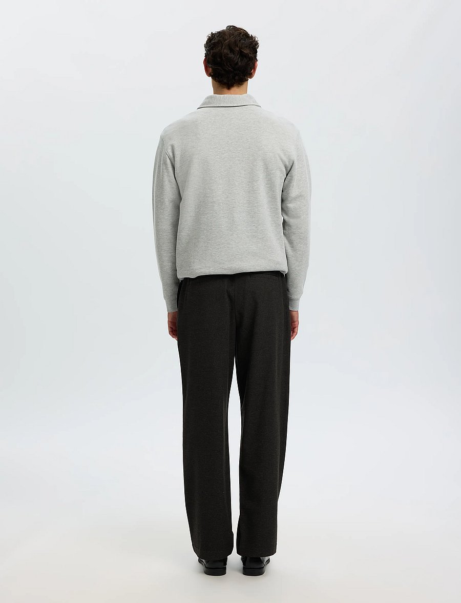 Selected - SLM220-LOOSE LUKE WOOL BLD DESIGN PANT - anzugshosen - delicioso - 2