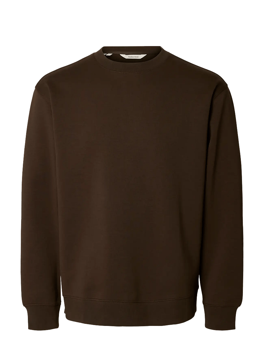 Selected - SLMTOM SOFT CREW NECK SWEAT NOOS - shop efter anledning - delicioso - 1