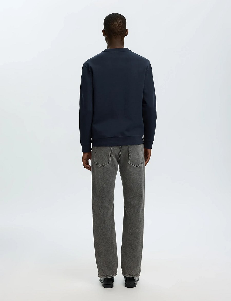 Selected - SLMTOM SOFT CREW NECK SWEAT NOOS - sweatshirts - sky captain - 2