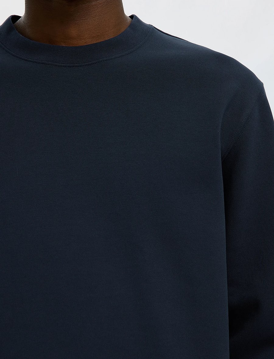 Selected - SLMTOM SOFT CREW NECK SWEAT NOOS - sweatshirts - sky captain - 4