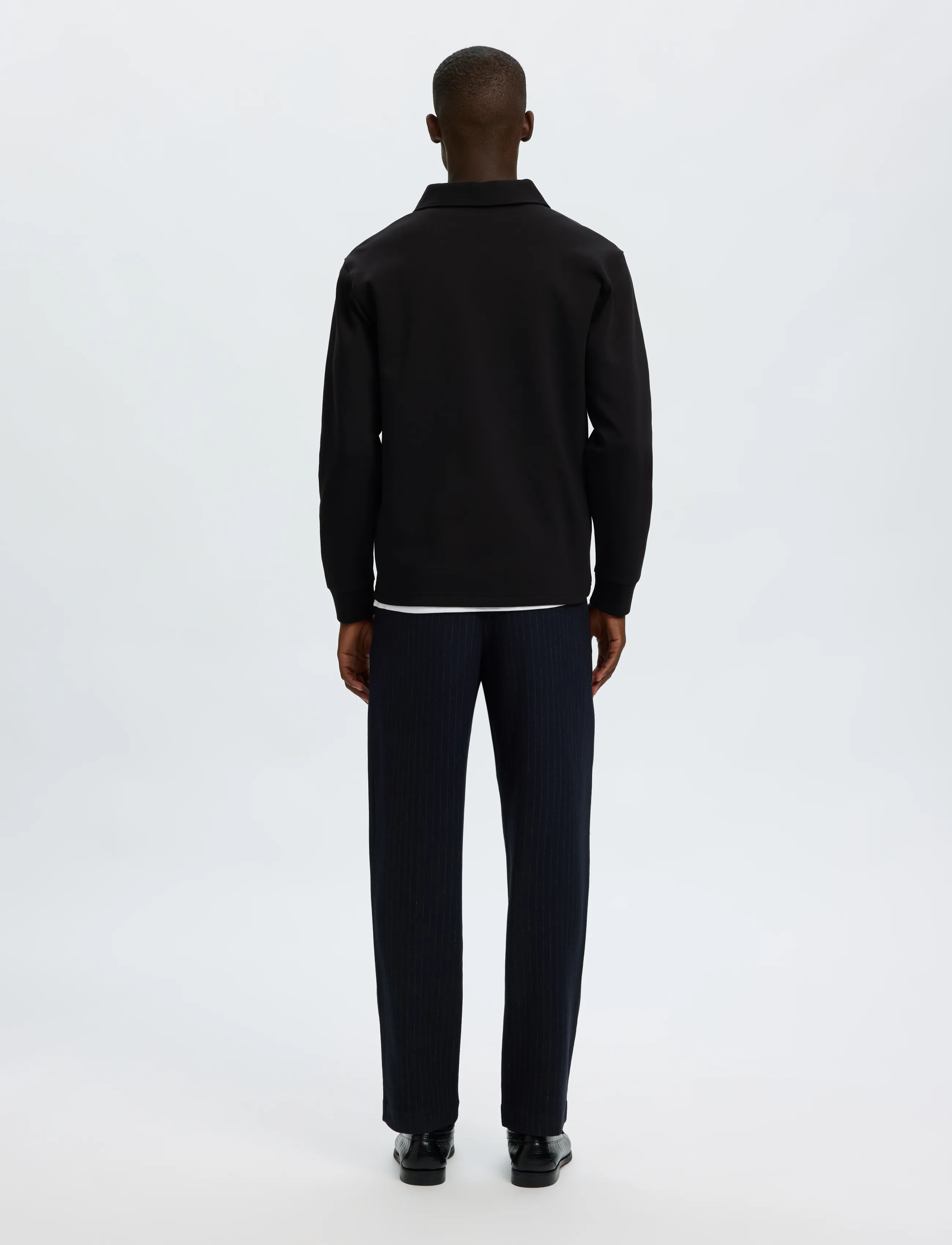 Selected - SLMTOM SOFT FULL ZIP SWEAT NOOS - black - 2