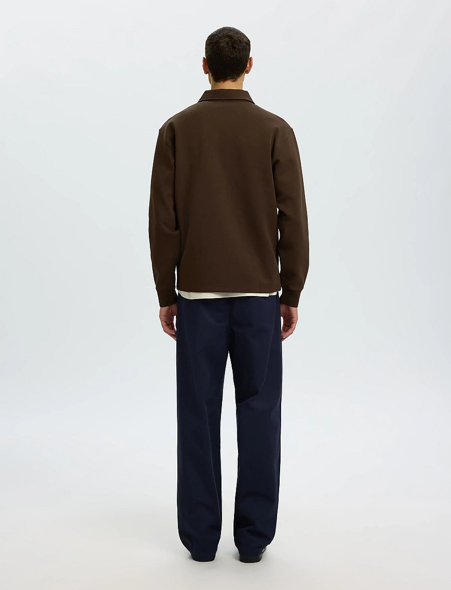 Selected - SLMTOM SOFT FULL ZIP SWEAT NOOS - shop efter anledning - delicioso - 2