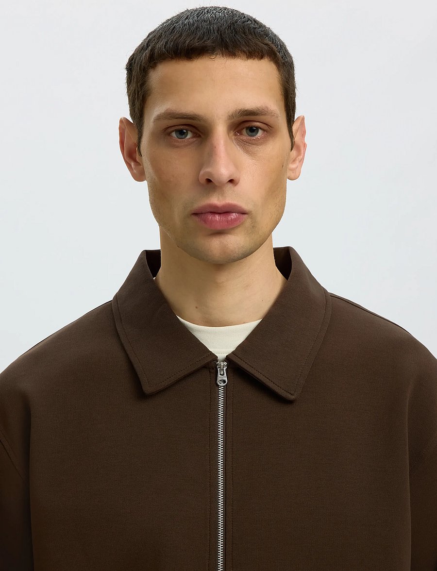 Selected - SLMTOM SOFT FULL ZIP SWEAT NOOS - shop efter anledning - delicioso - 4