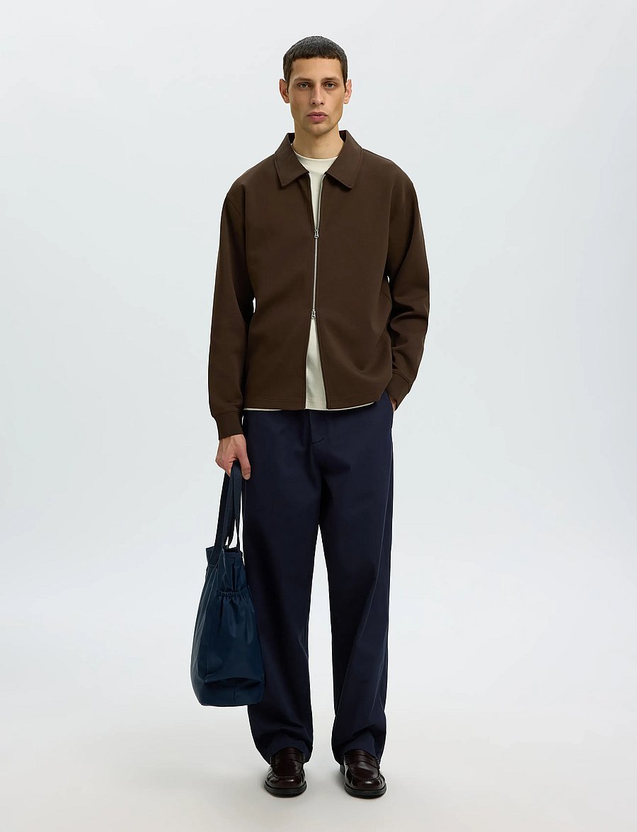 Selected - SLMTOM SOFT FULL ZIP SWEAT NOOS - shop efter anledning - delicioso - 5