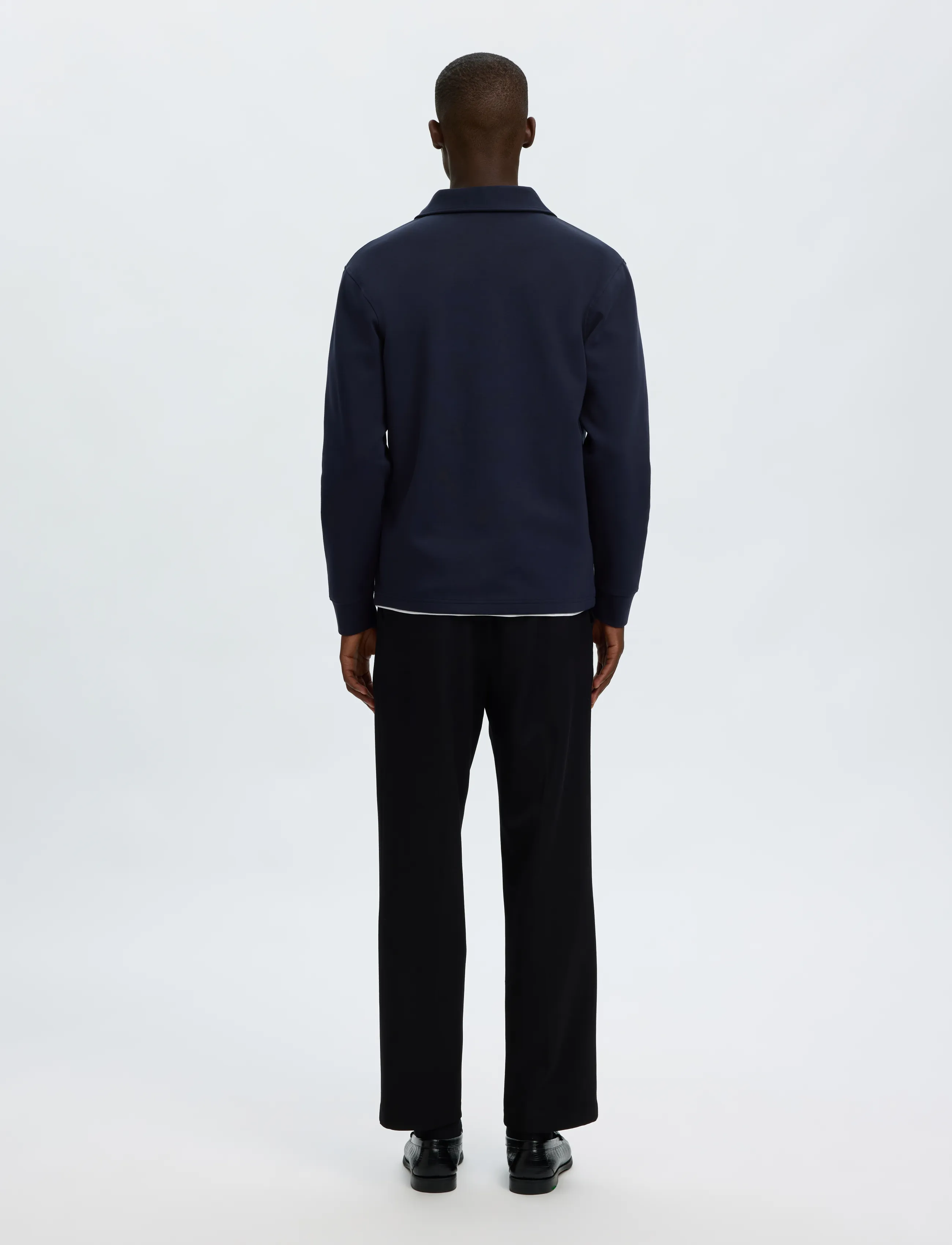 Selected - SLMTOM SOFT FULL ZIP SWEAT NOOS - sky captain - 2