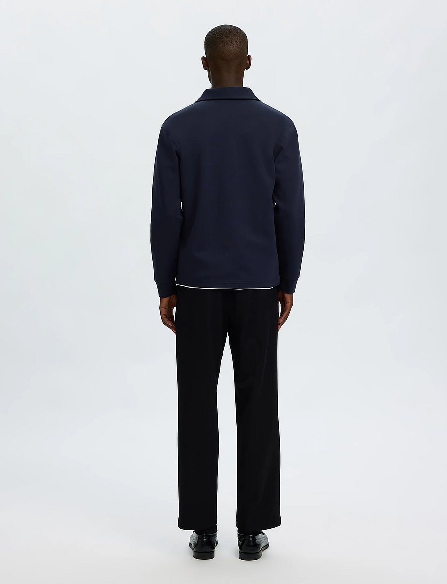 Selected - SLMTOM SOFT FULL ZIP SWEAT NOOS - sky captain - 2