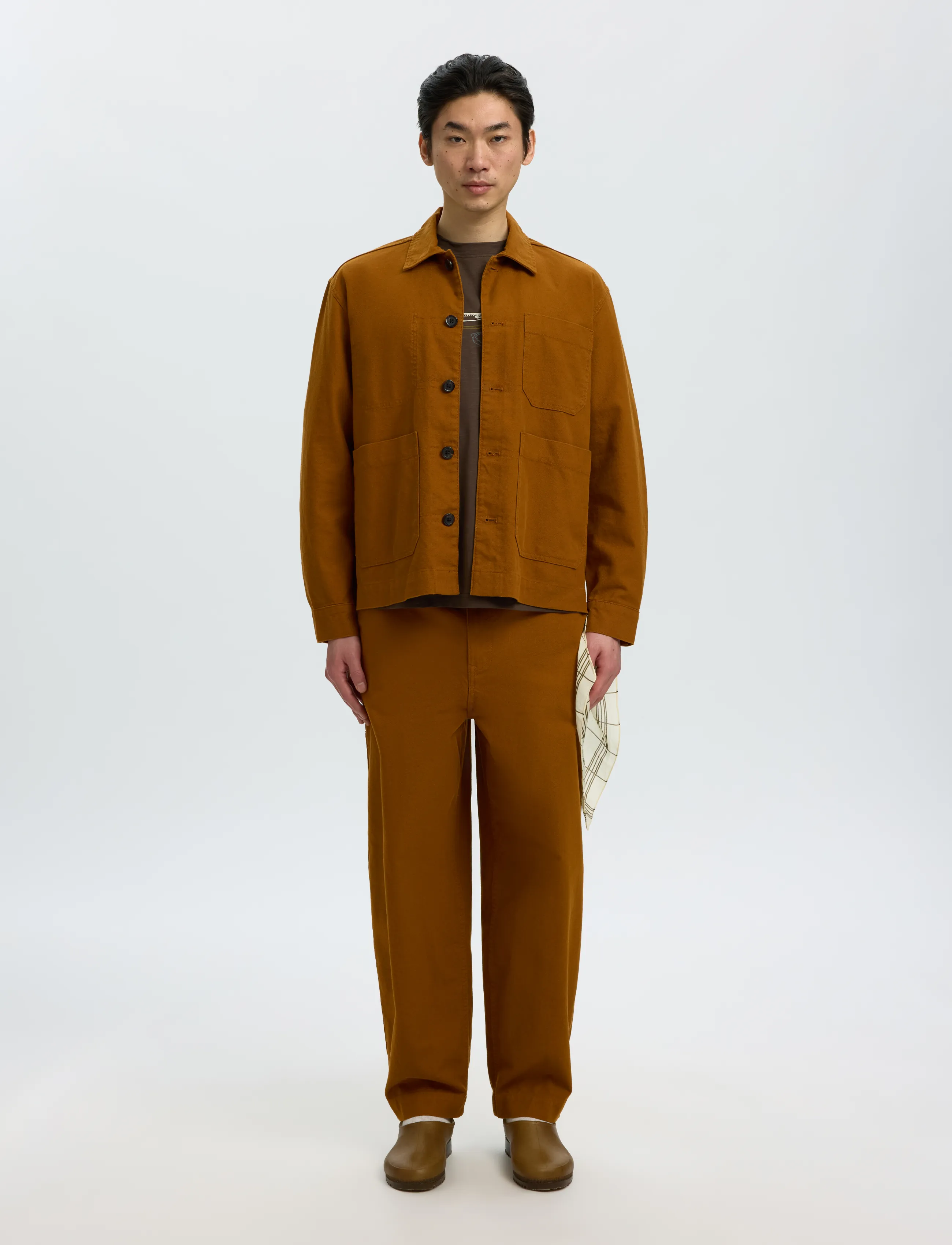 Selected - SLM-RELAXED KAY DOMESTIC WORKWEAR JACKET - hybridjackor - monks robe - 3