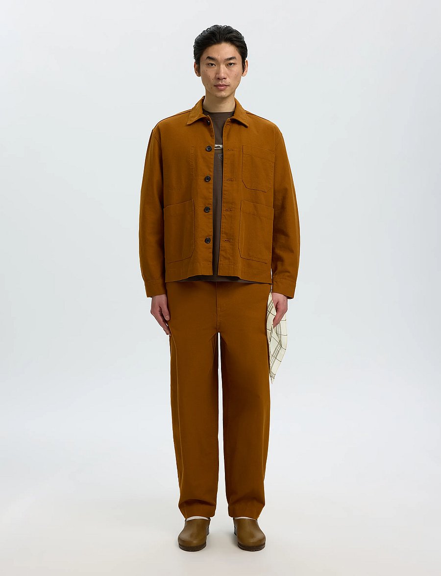 Selected - SLM-RELAXED KAY DOMESTIC WORKWEAR JACKET - hybridjackor - monks robe - 3