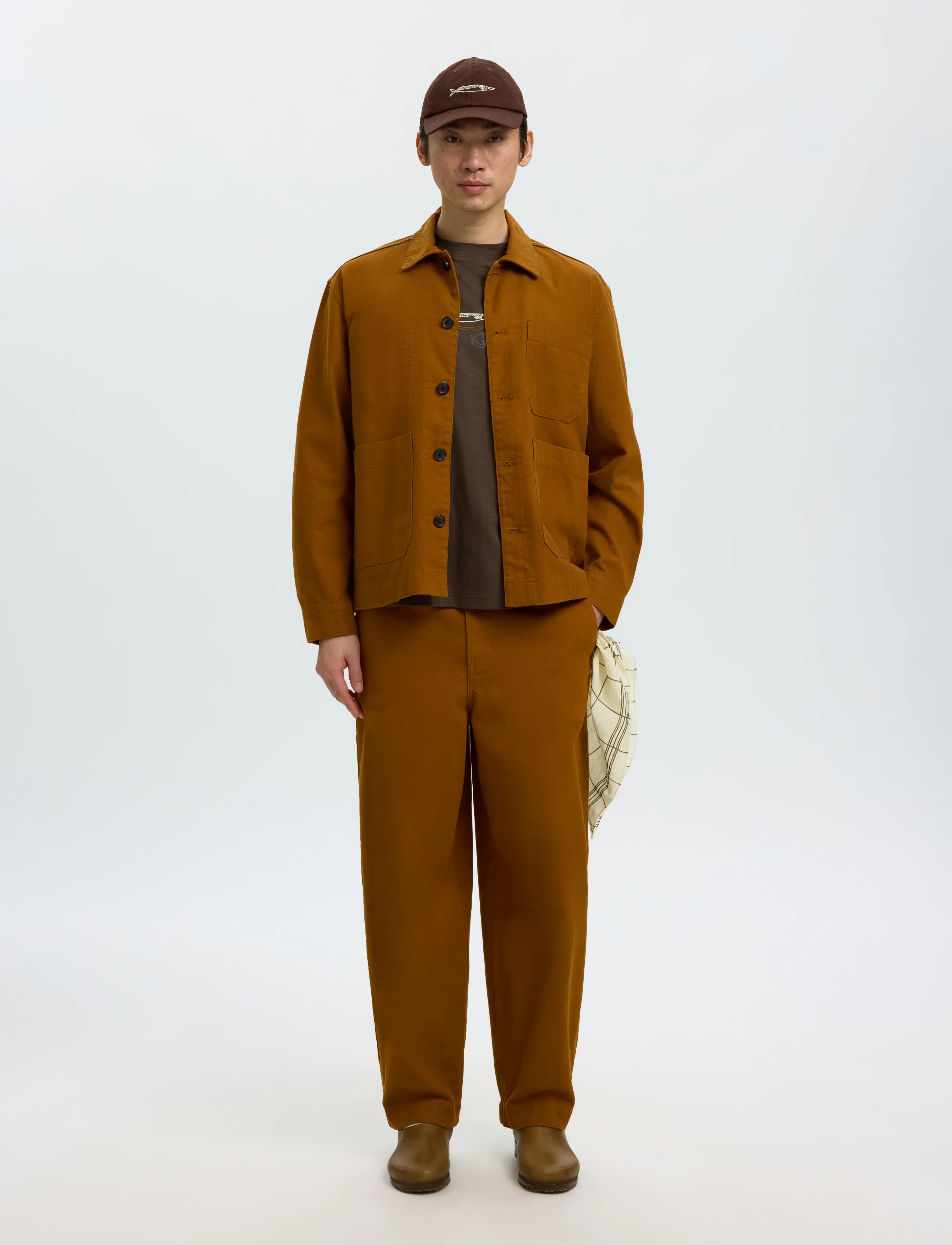 Selected - SLM-RELAXED KAY DOMESTIC WORKWEAR JACKET - hybridjackor - monks robe - 5