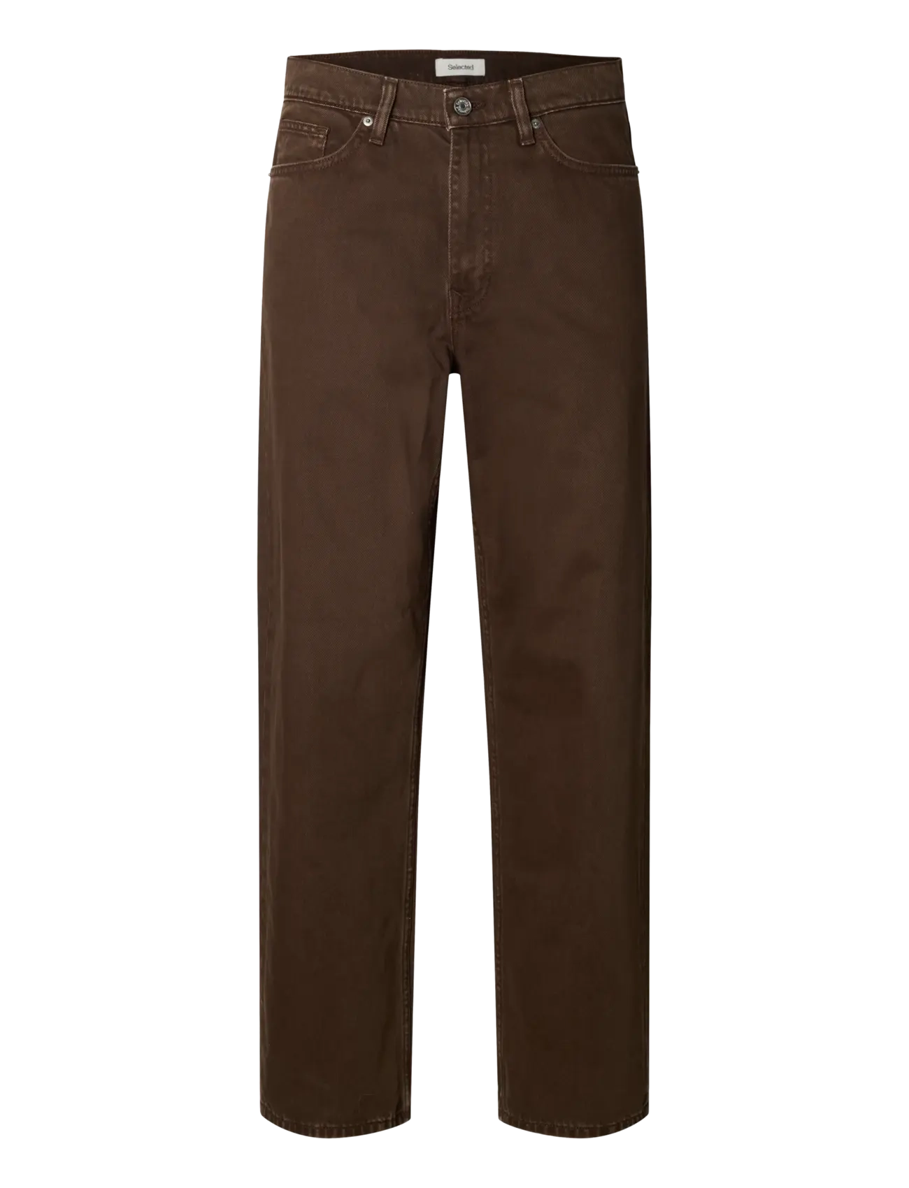 Selected SLM220-LOOSE BEN RAY COLORED DENIM JEANS - Selected - DELICIOSO / brown