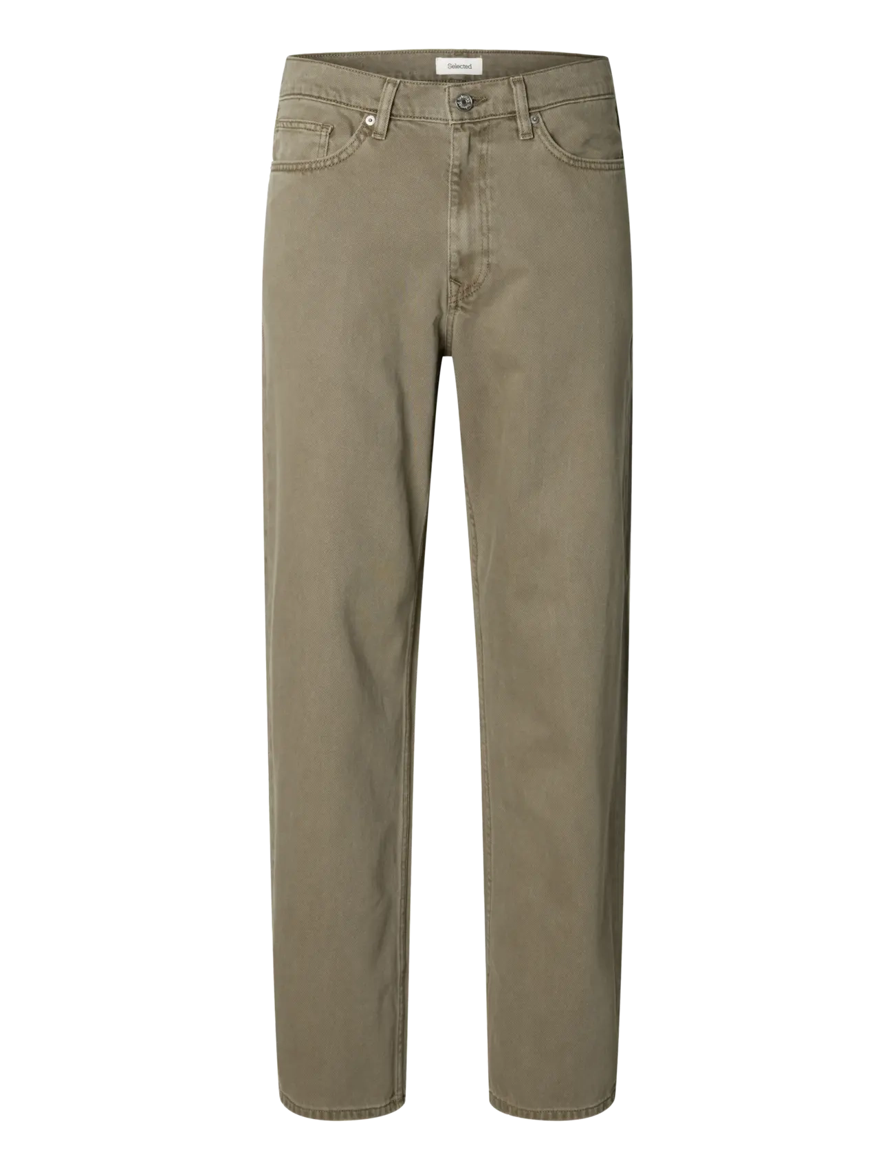 Selected SLM220-LOOSE BEN RAY COLORED DENIM JEANS - Selected - KALAMATA / khaki/green