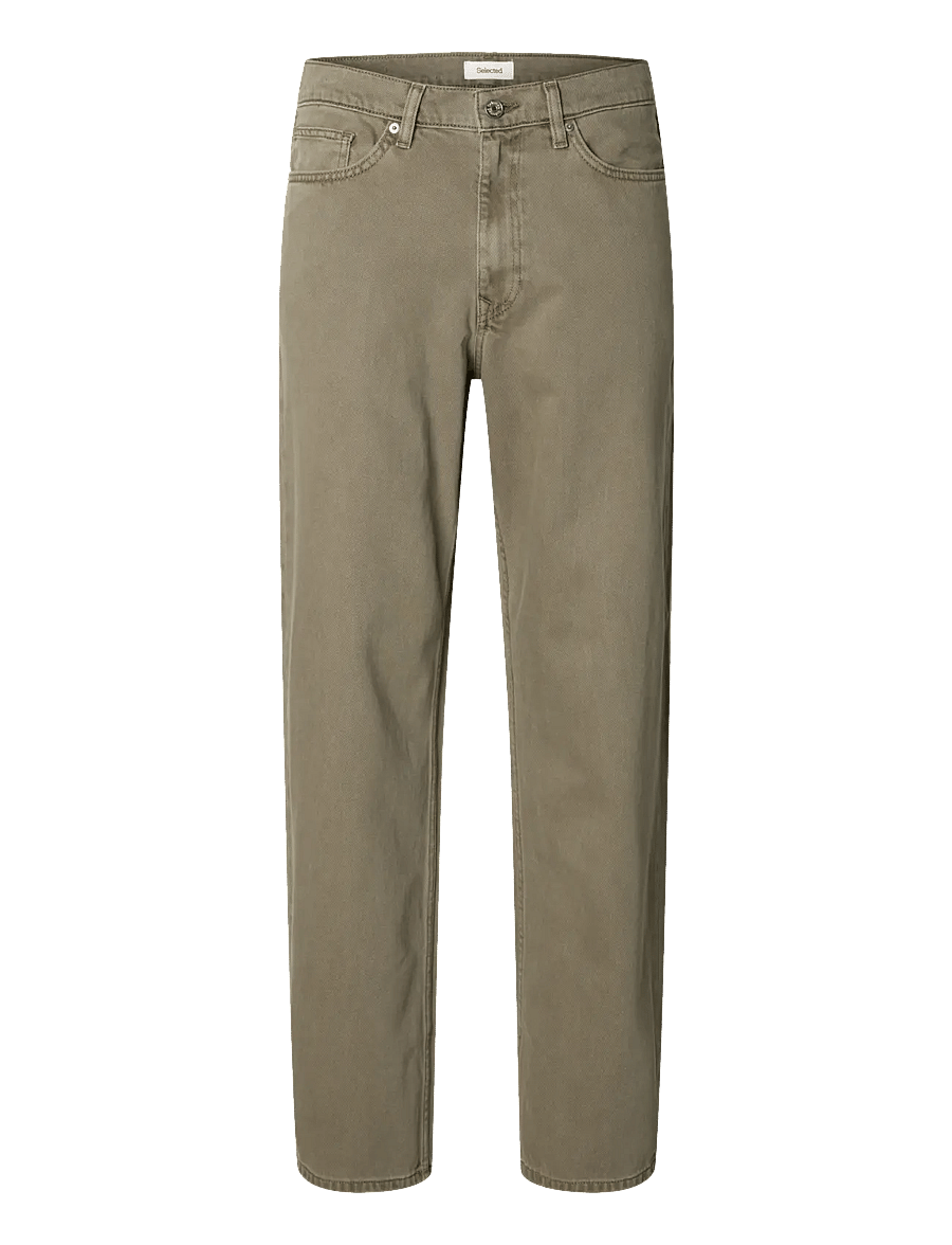 Selected - SLM220-LOOSE BEN RAY COLORED DENIM JEANS - weite jeans - kalamata - 0