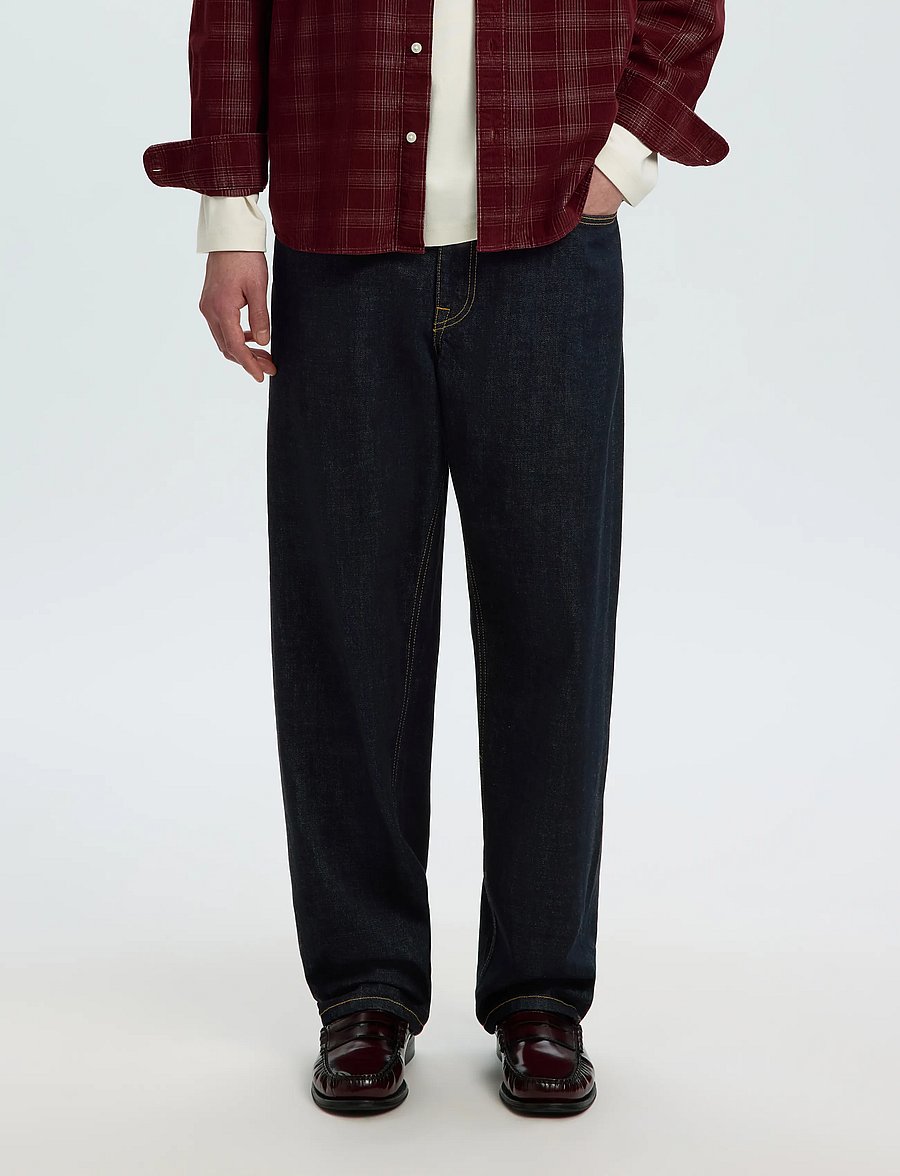 Selected - SLM220-LOOSE BEN SELVEDGE 804 DB JEANS - dark blue denim - 0