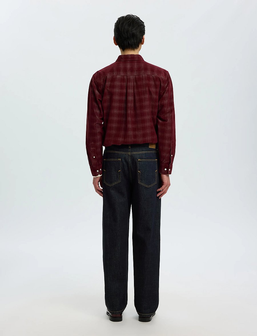 Selected - SLM220-LOOSE BEN SELVEDGE 804 DB JEANS - dark blue denim - 2