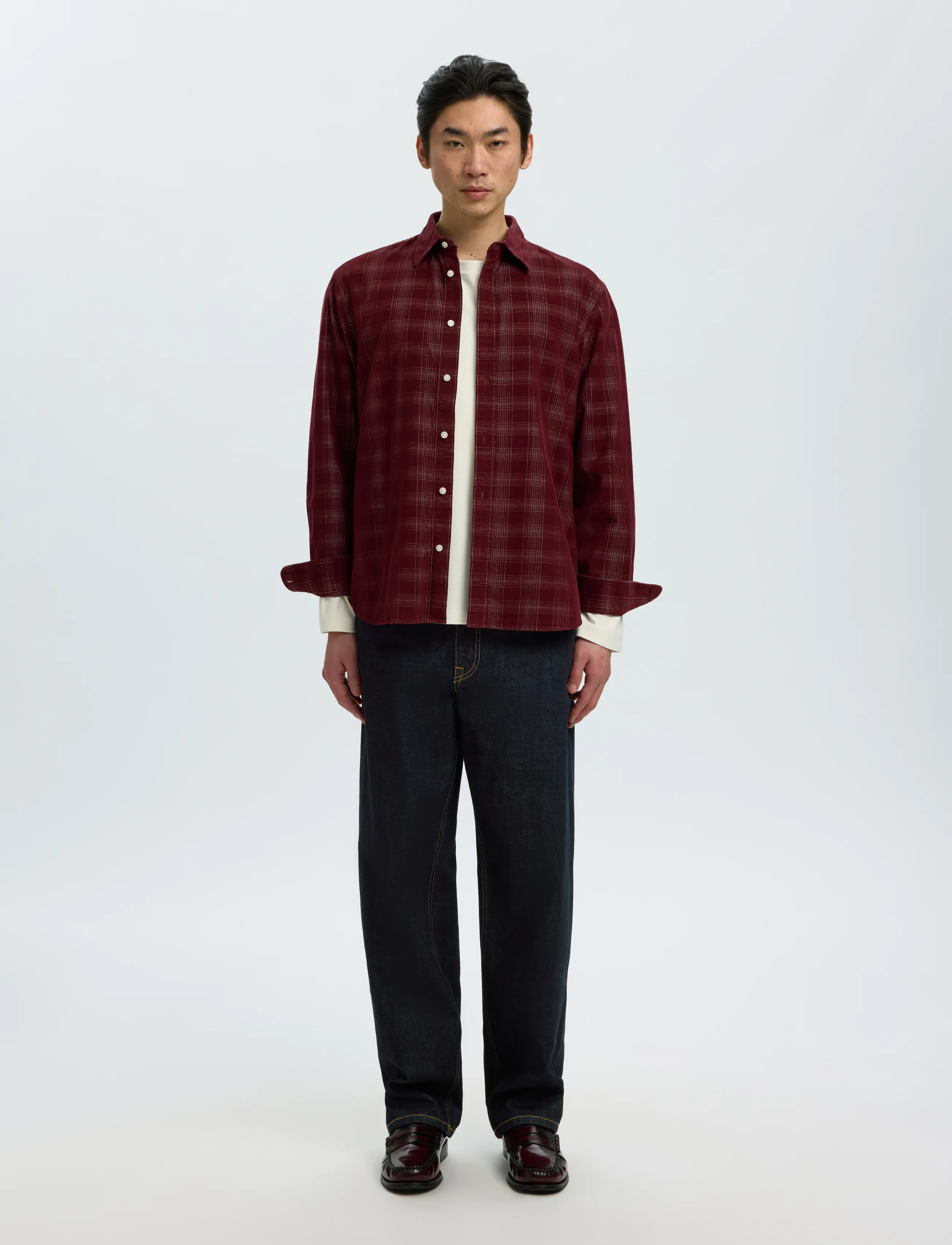 Selected - SLM220-LOOSE BEN SELVEDGE 804 DB JEANS - dark blue denim - 3