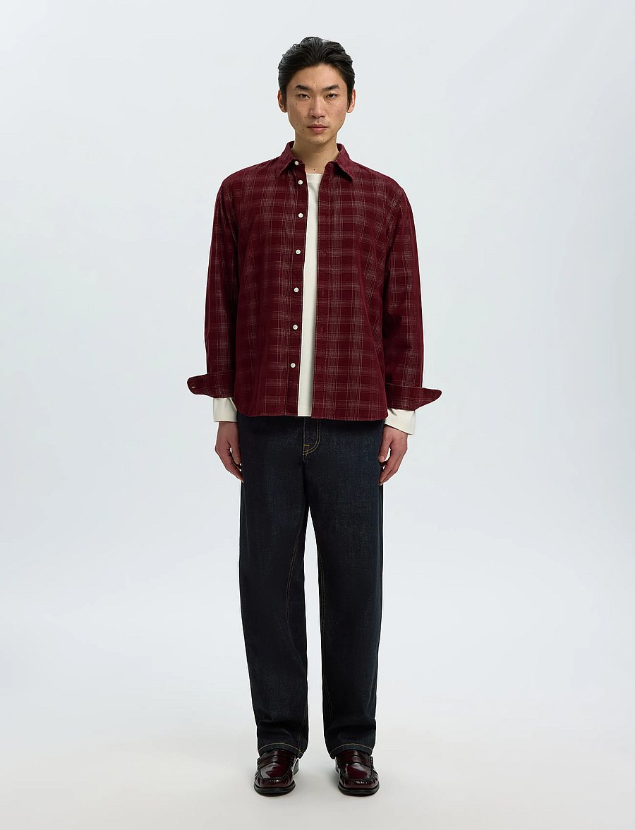 Selected - SLM220-LOOSE BEN SELVEDGE 804 DB JEANS - dark blue denim - 3