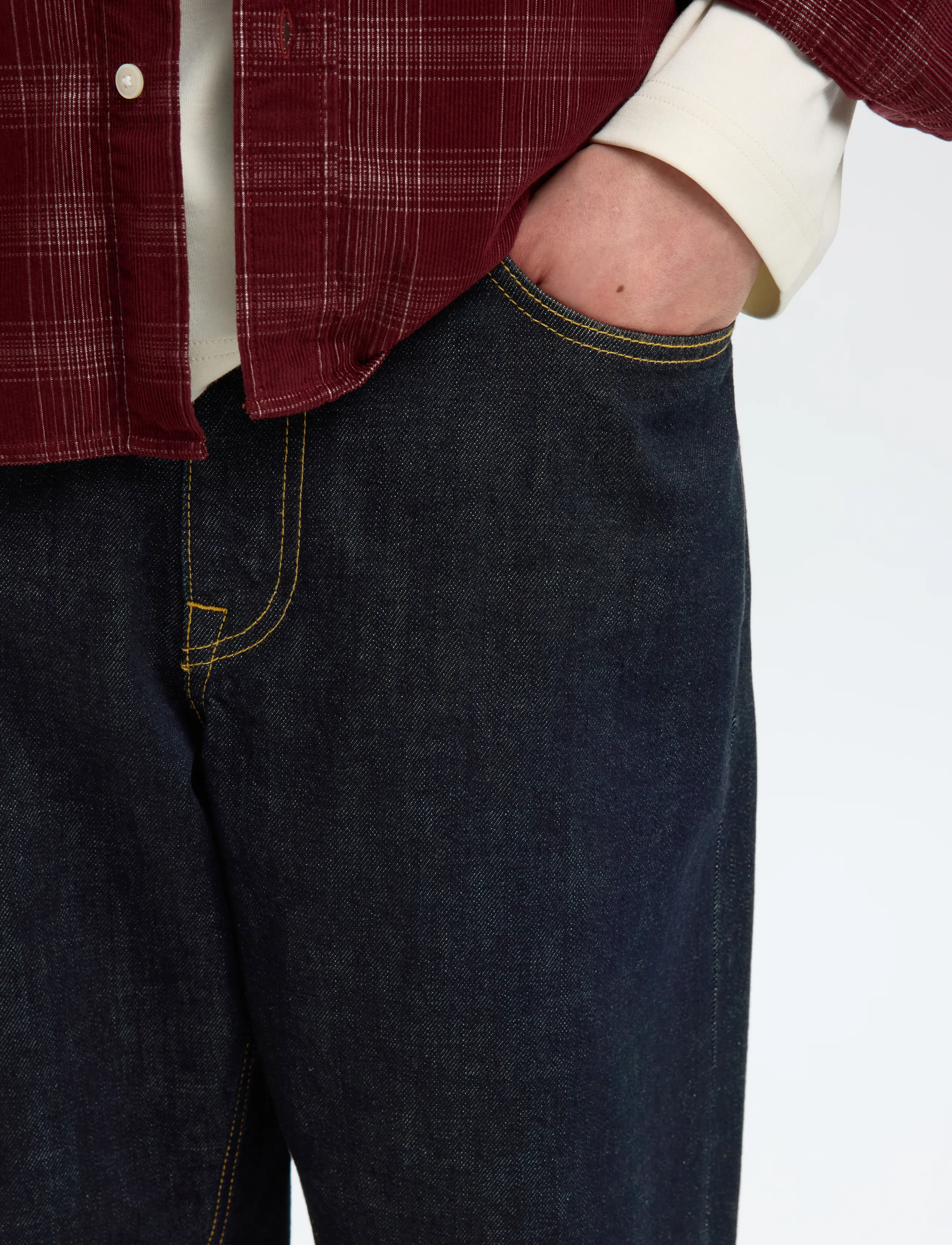 Selected - SLM220-LOOSE BEN SELVEDGE 804 DB JEANS - dark blue denim - 4