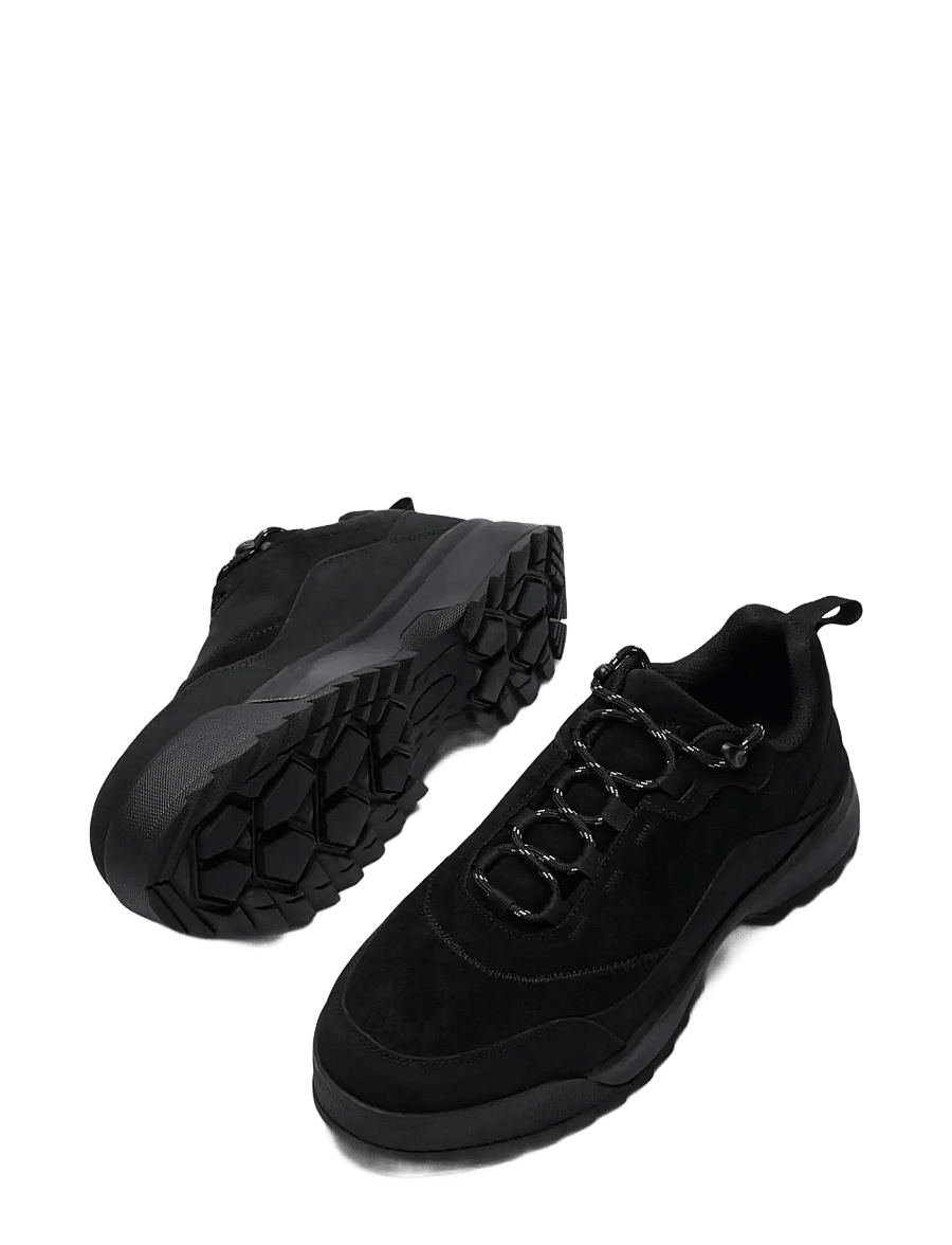 Selected - SLMWALTER SUEDE WWP SNEAKER - nach anlass kaufen - black - 3