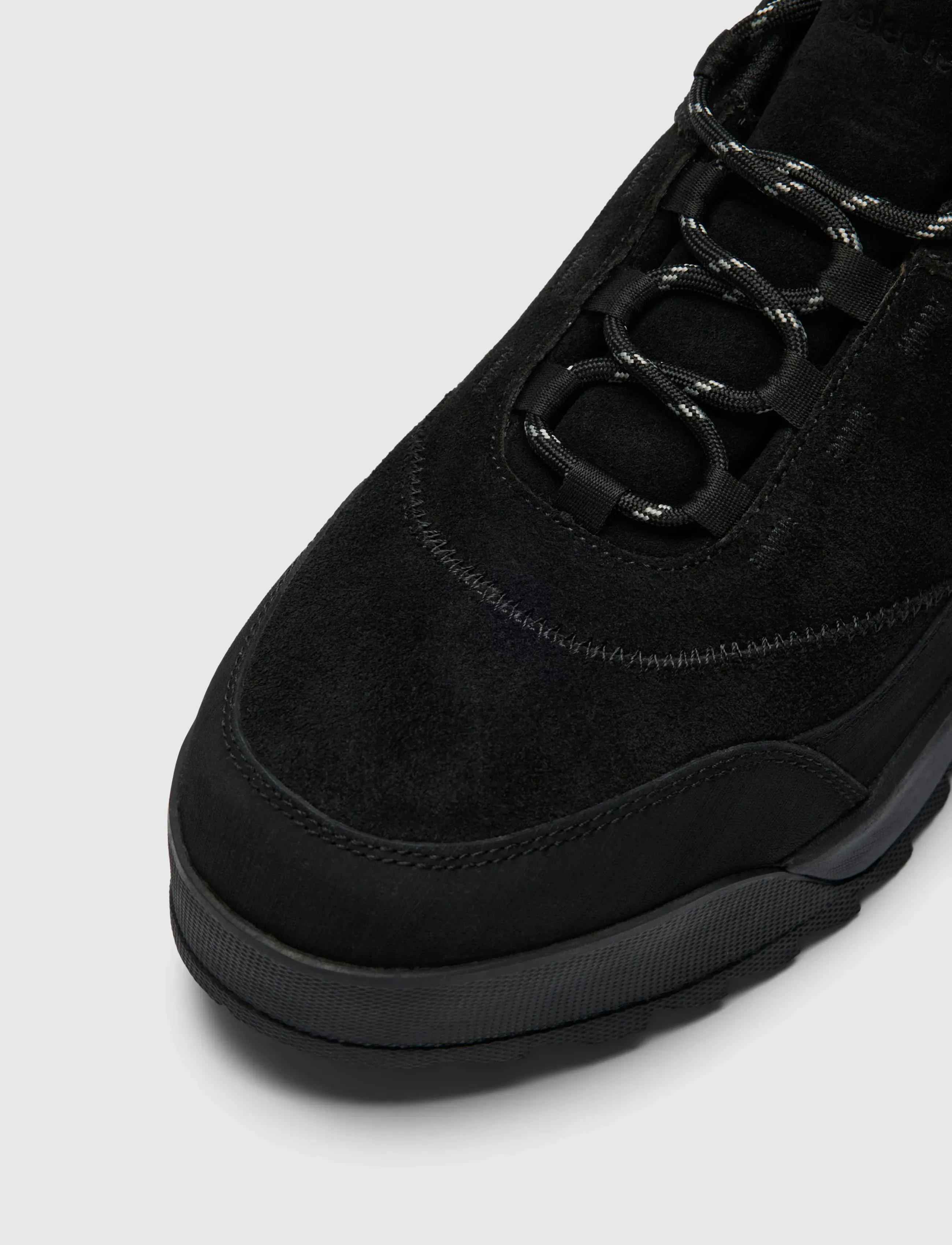 Selected - SLMWALTER SUEDE WWP SNEAKER - nach anlass kaufen - black - 4