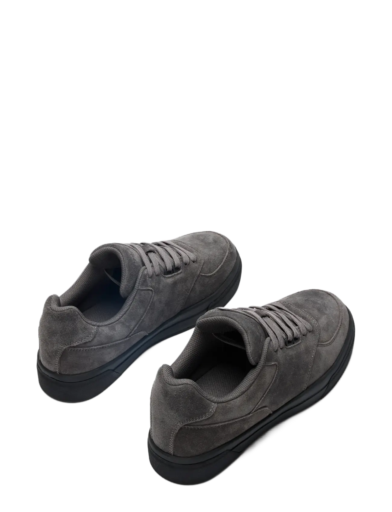 Selected - SLMDAVE SUEDE SNEAKER - dark grey - 2