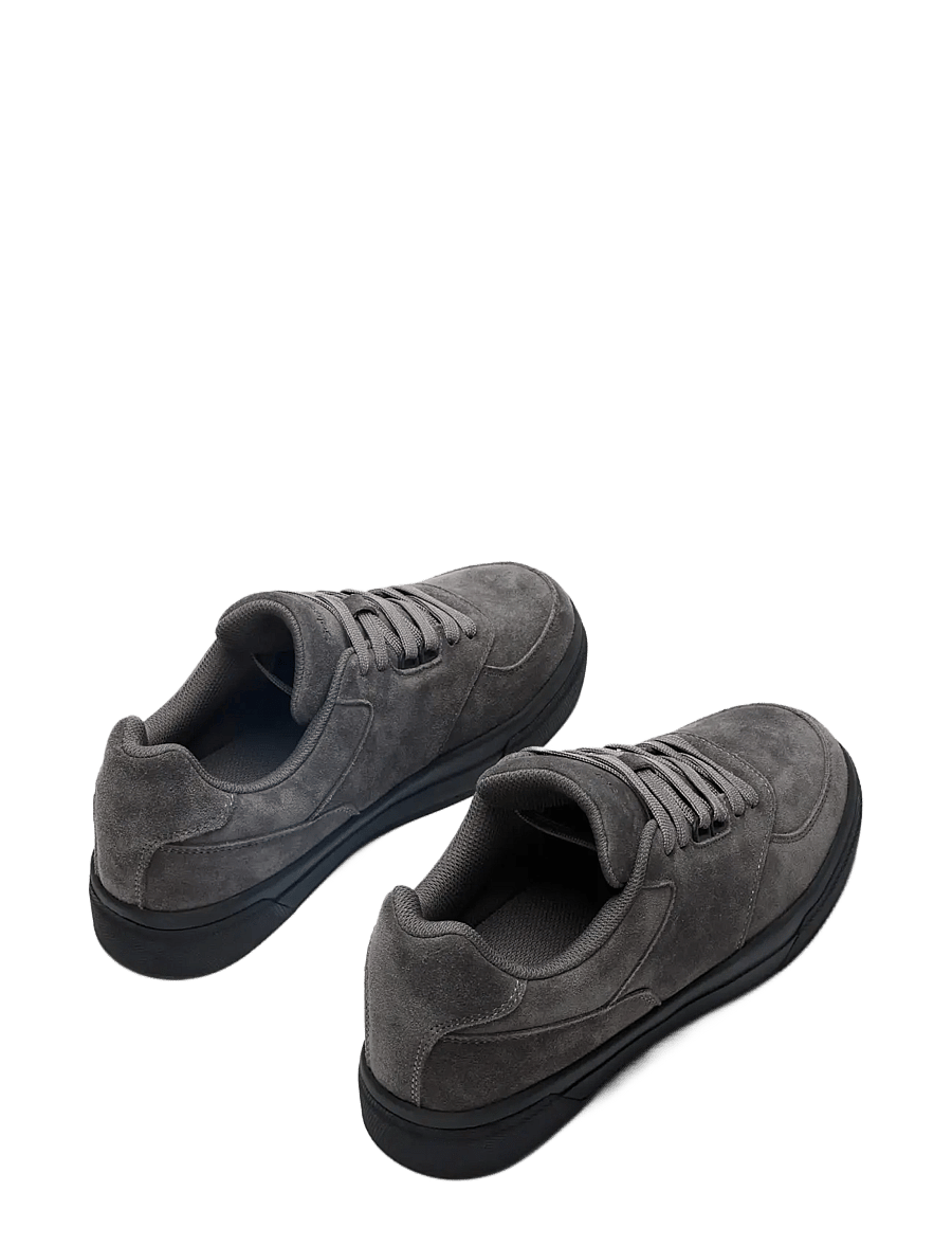 Selected - SLMDAVE SUEDE SNEAKER - dark grey - 2