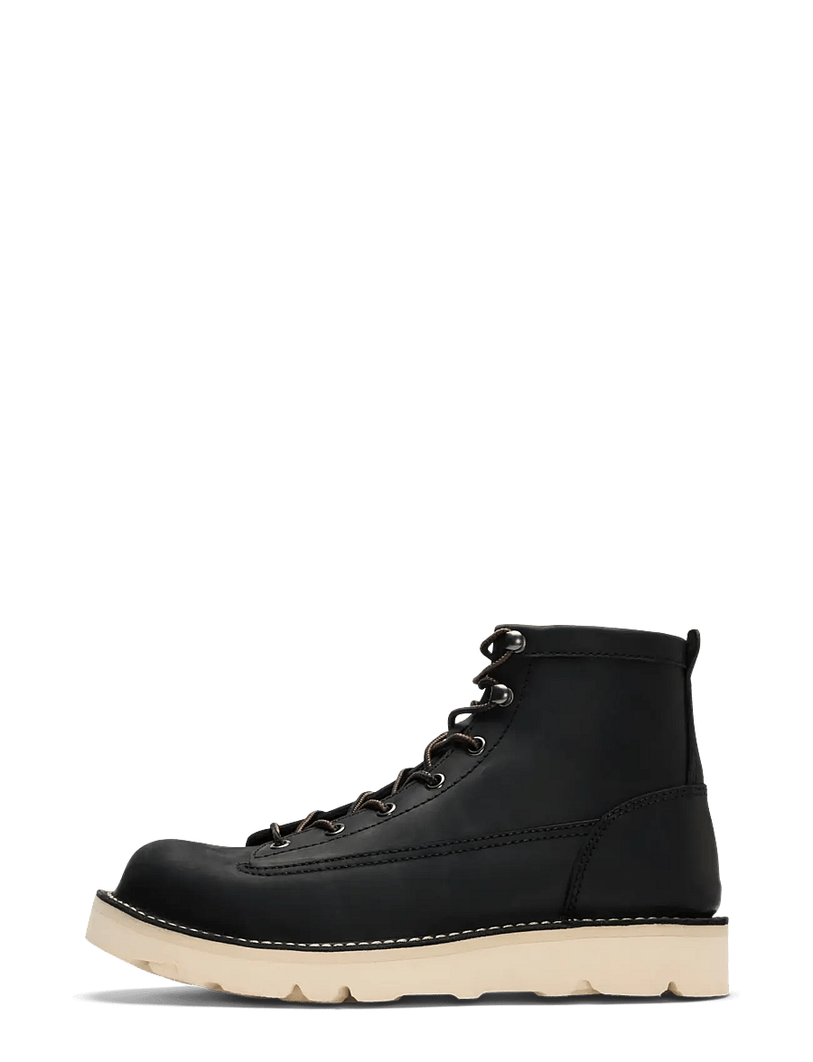 Selected - SLMTHEODORE LEATHER WR BOOT - snørestøvler - black - 1