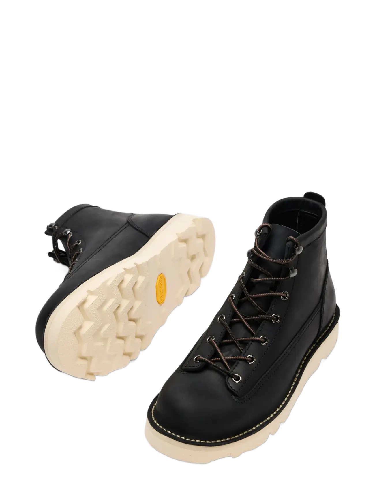 Selected - SLMTHEODORE LEATHER WR BOOT - osta olukorra järgi - black - 1