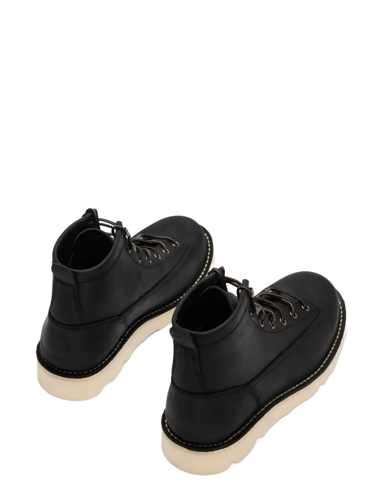 Selected - SLMTHEODORE LEATHER WR BOOT - osta olukorra järgi - black - 2