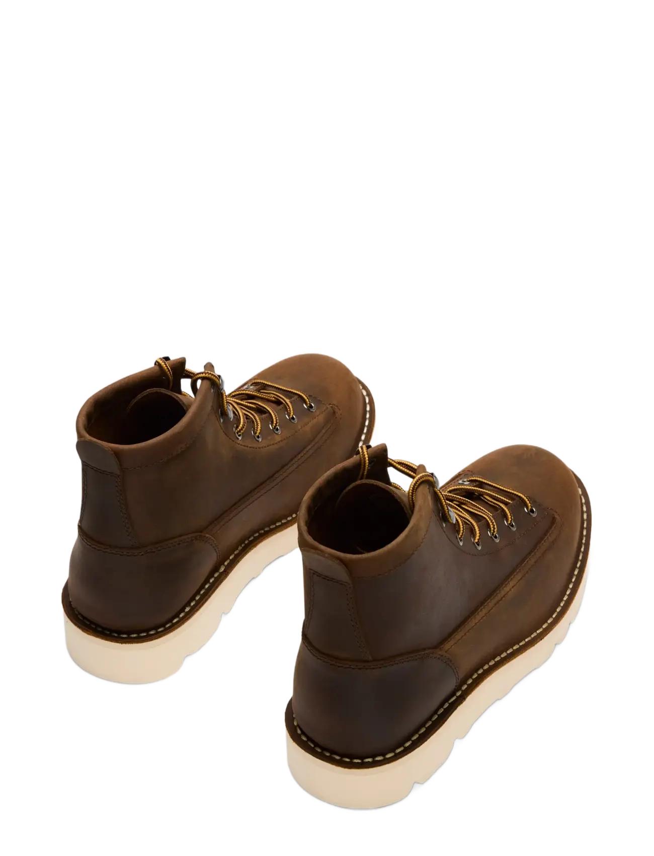 Selected - SLMTHEODORE LEATHER WR BOOT - schnürstiefel - brunette - 2
