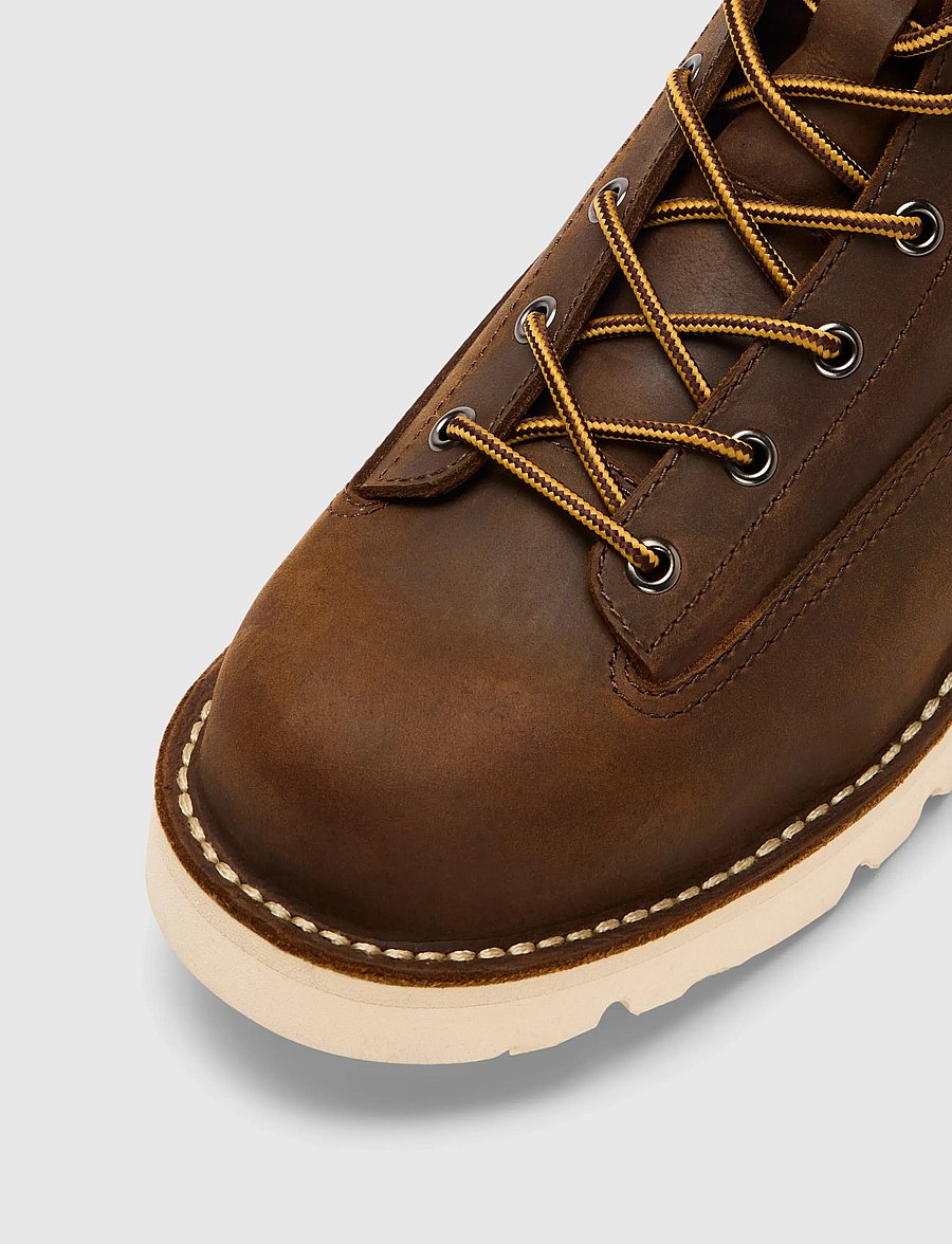 Selected - SLMTHEODORE LEATHER WR BOOT - Šņorējami zābaki - brunette - 4