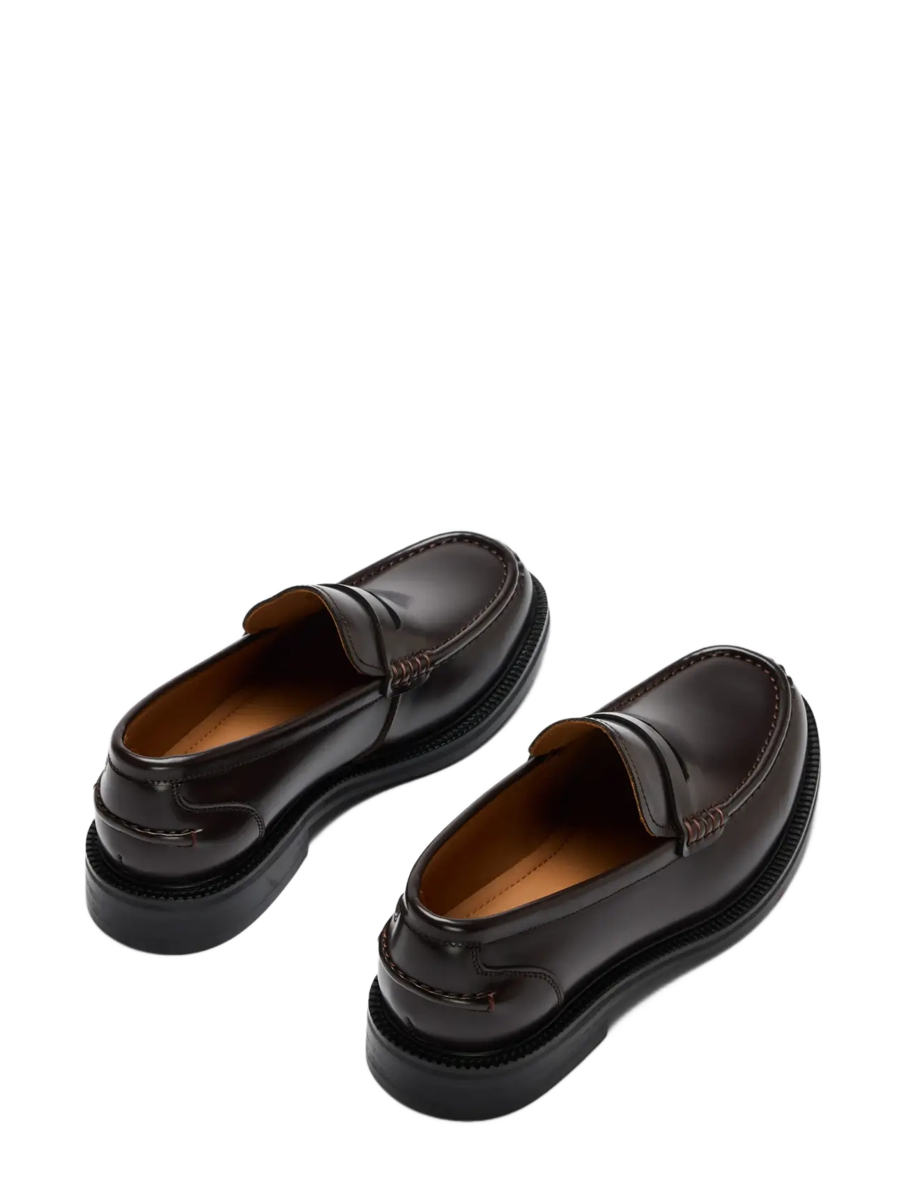 Selected - SLMBOBBY LEATHER PENNY LOAFER NOOS - demitasse - 1