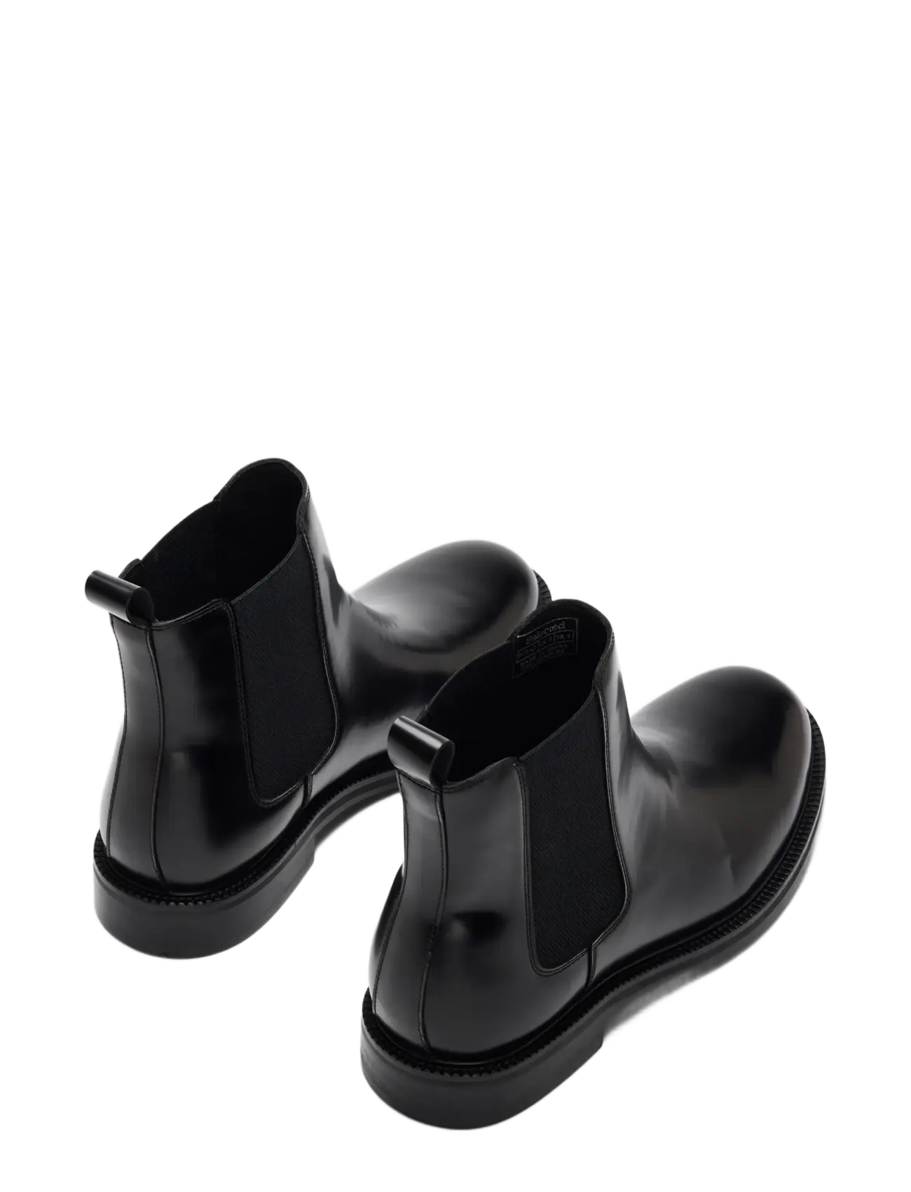 Selected - SLMBOBBY LEATHER CHELSEA BOOT - black - 1