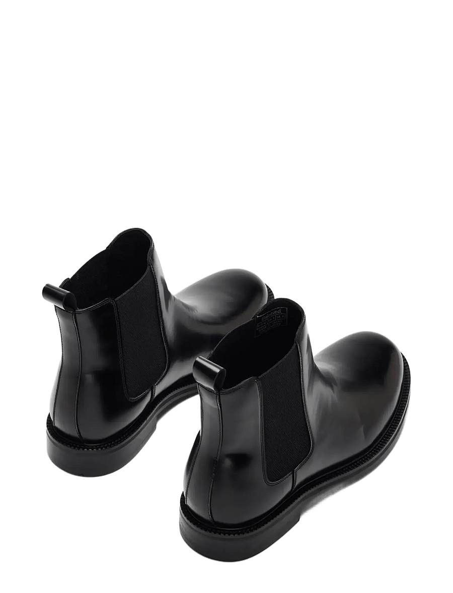 Selected - SLMBOBBY LEATHER CHELSEA BOOT - black - 1