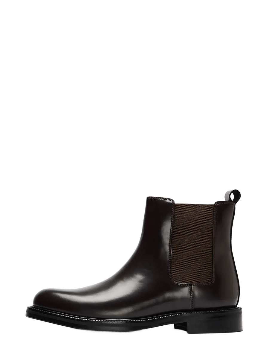 Selected - SLMBOBBY LEATHER CHELSEA BOOT - chelsea boots - demitasse - 0