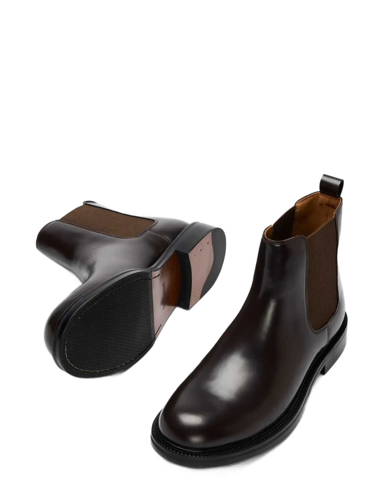 Selected - SLMBOBBY LEATHER CHELSEA BOOT - chelsea boots - demitasse - 2