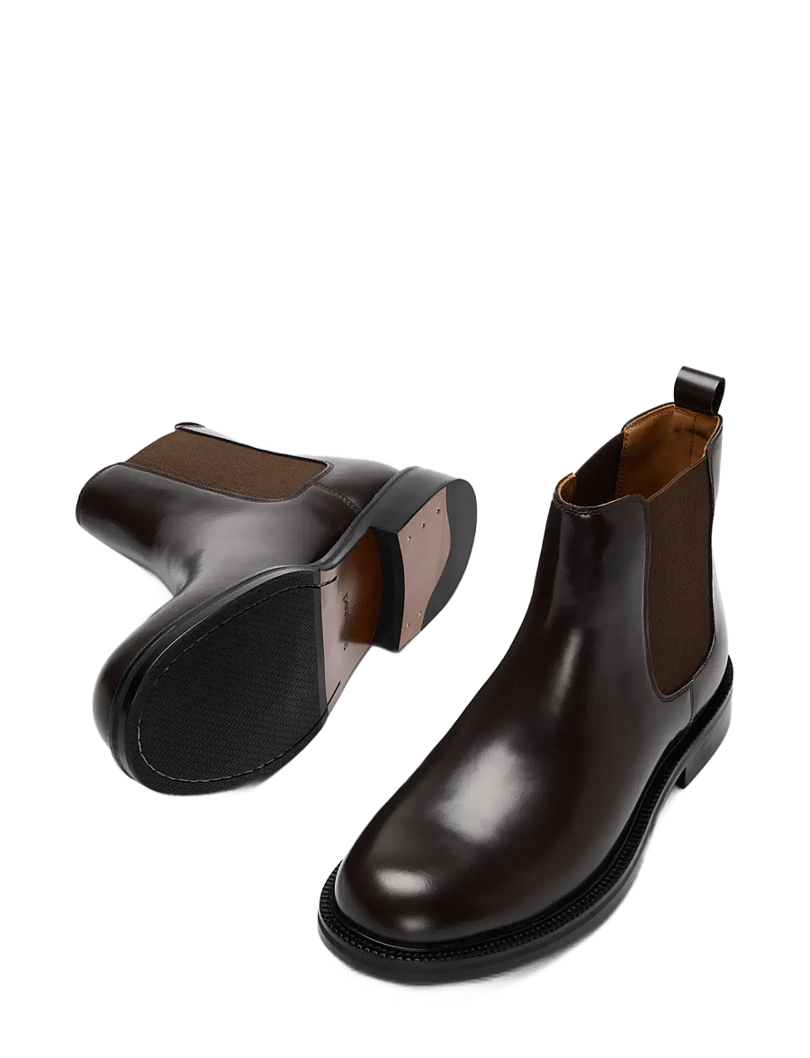 Selected - SLMBOBBY LEATHER CHELSEA BOOT - chelsea boots - demitasse - 2