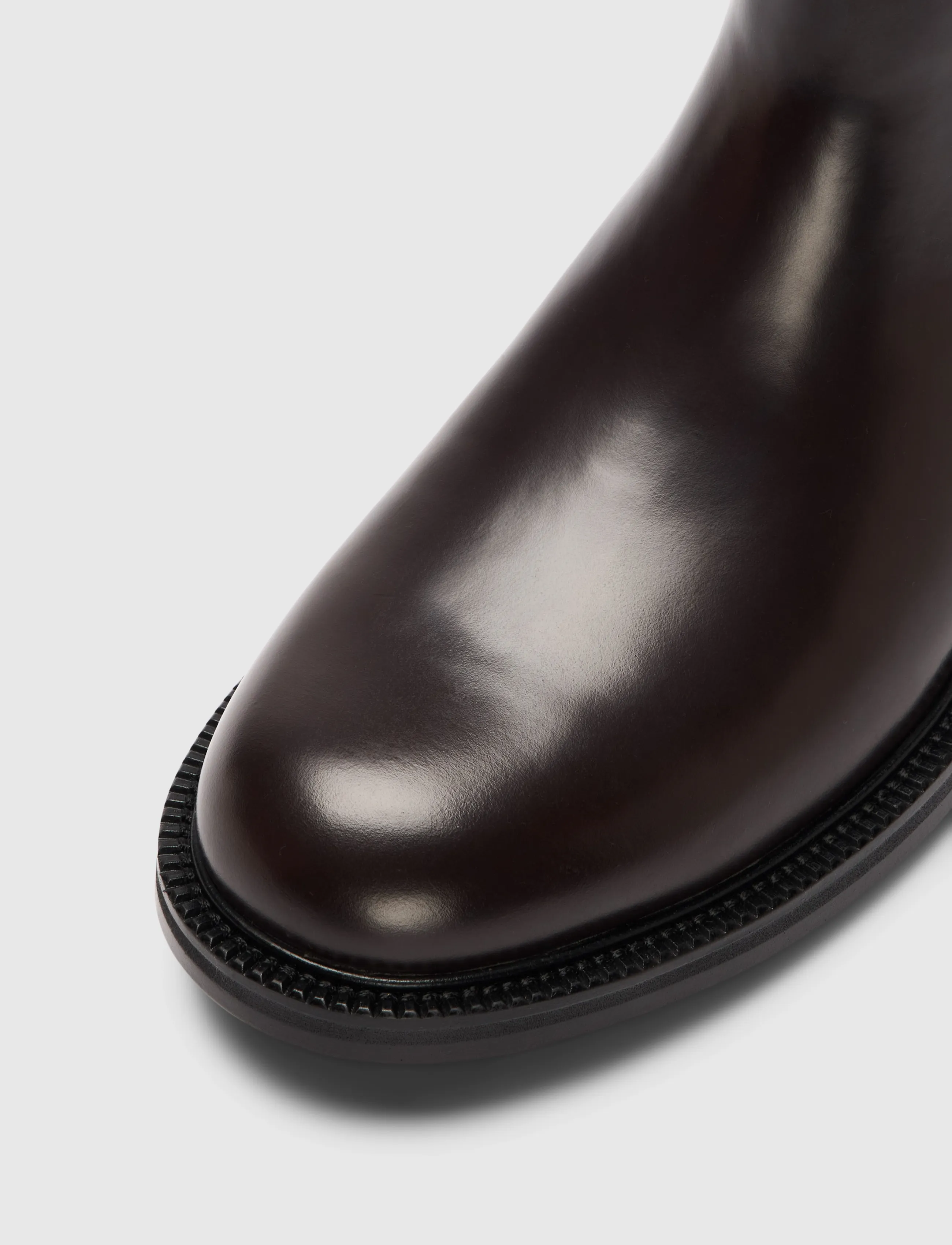 Selected - SLMBOBBY LEATHER CHELSEA BOOT - chelsea boots - demitasse - 3