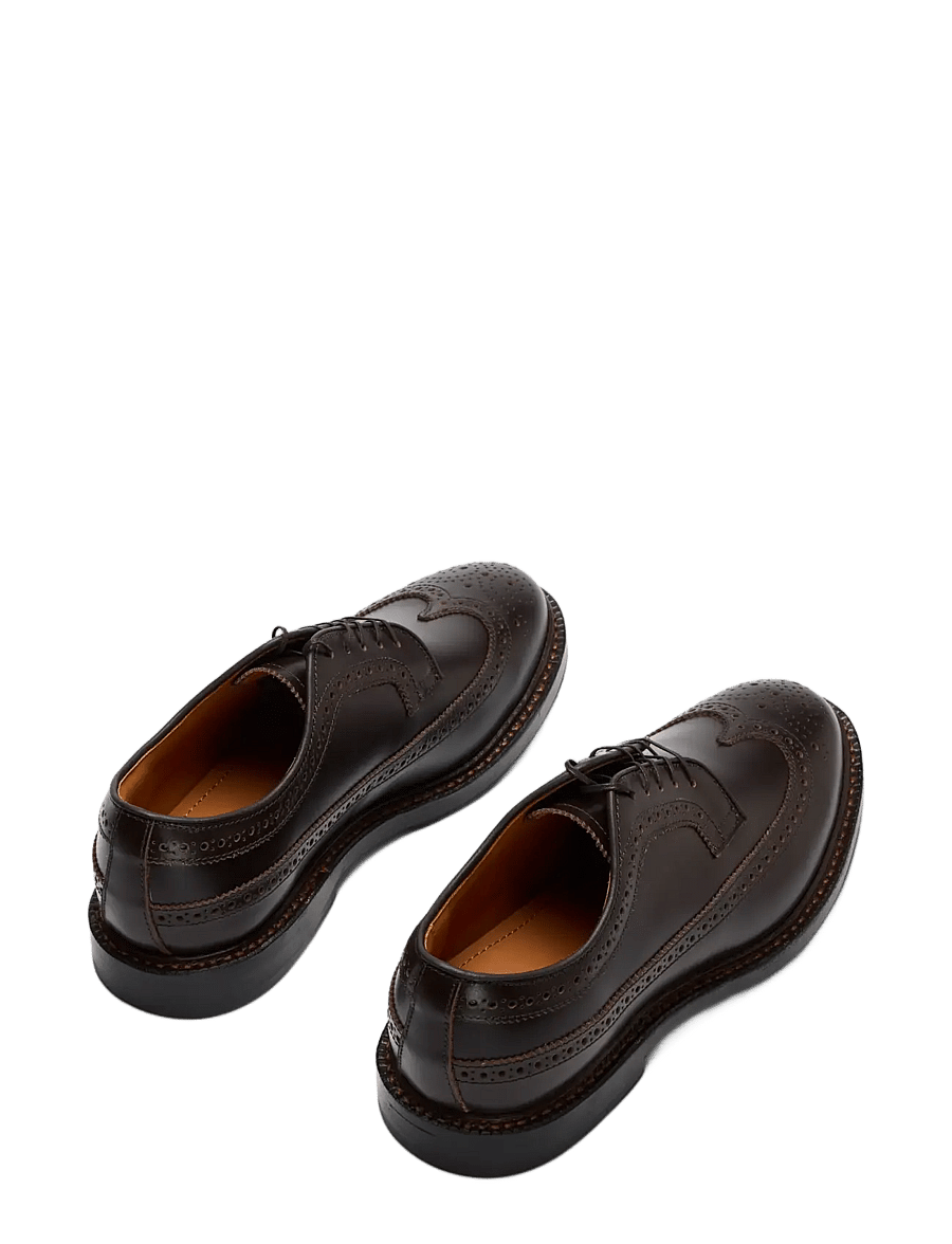 Selected - SLMANDREW LEATHER FULL BROGUE SHOE - brogues - demitasse - 2