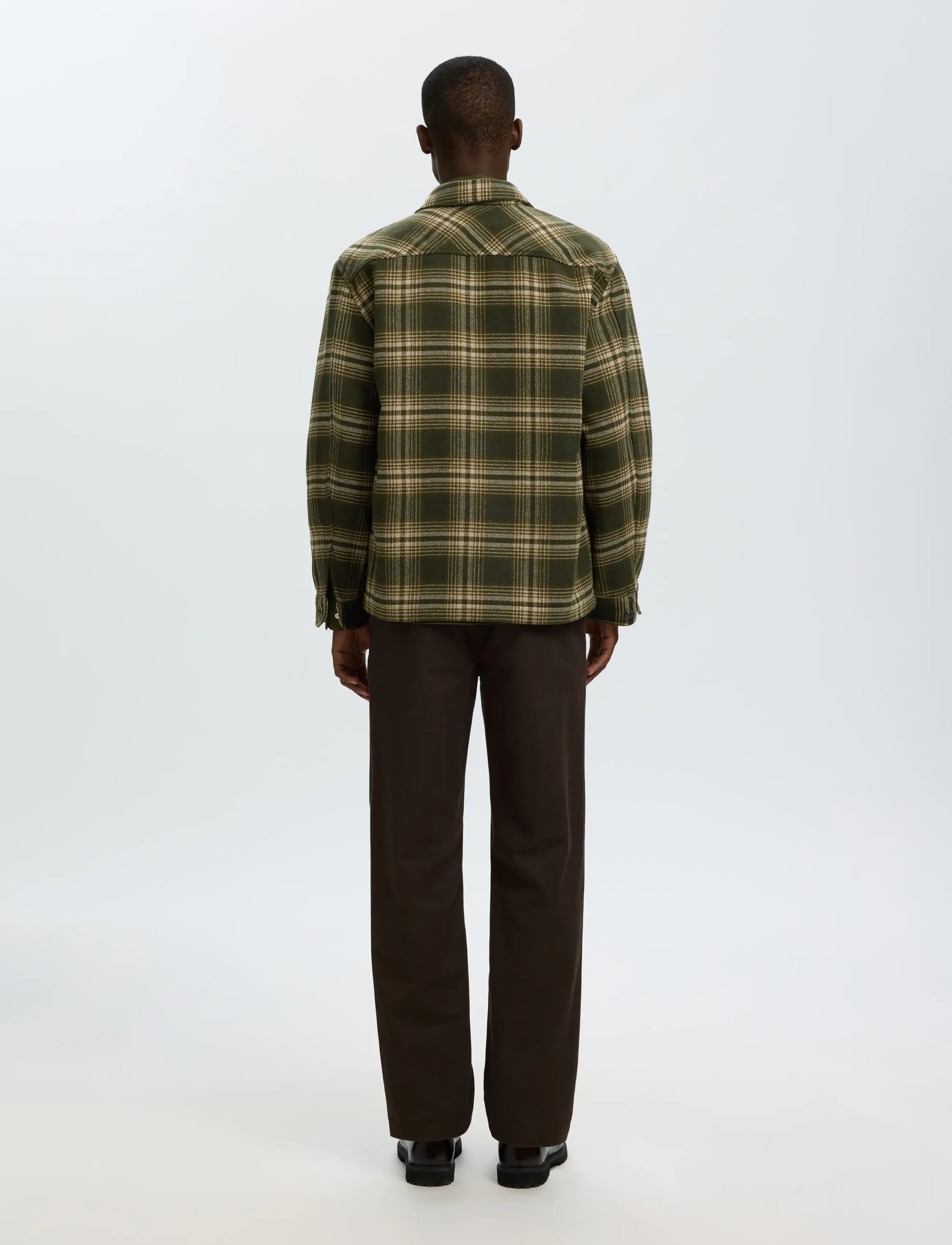 Selected - SLMOLE PABLO WOOL BLEND OVERSHIRT NOOS - jacken - forest night - 2