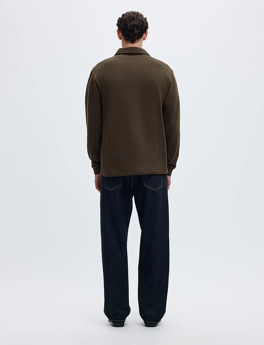 Selected - SLMSCOTT LS HALF ZIP SWEAT - pullover mit halbem reißverschluss - turkish coffee - 2