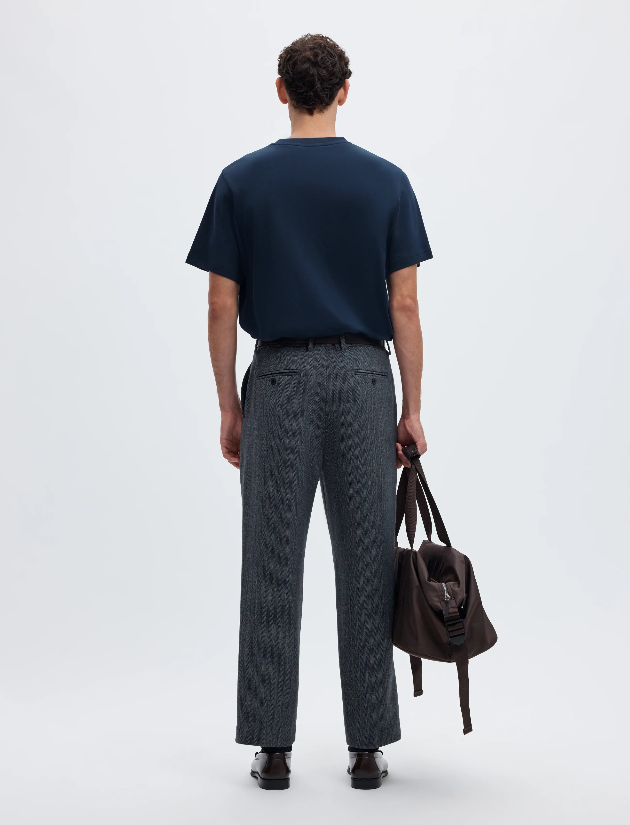 Selected - SLMTAJ MID WGT PEACH SS O-NECK TEE NOOS - t-shirts - sky captain - 2