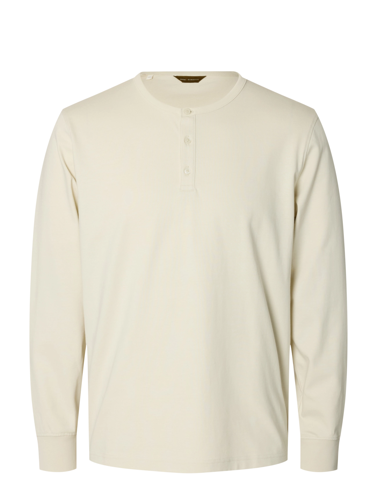 Selected - SLMDOMESTIC RONAN LS HENLEY - silver birch - 1