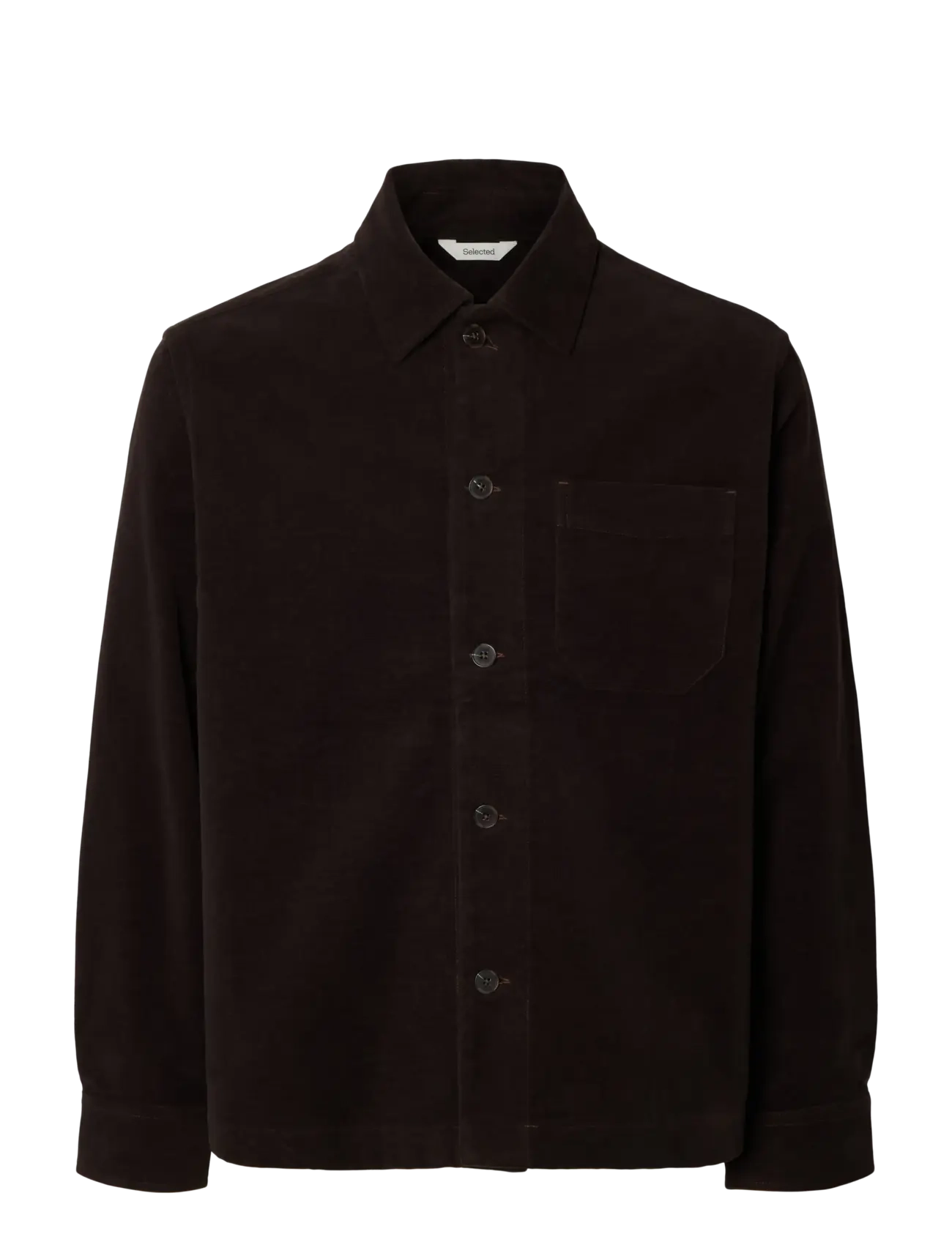 Selected - SLMOTTO KT DUCA MOLESKIN OVERSHIRT - Überhemden - delicioso - 1